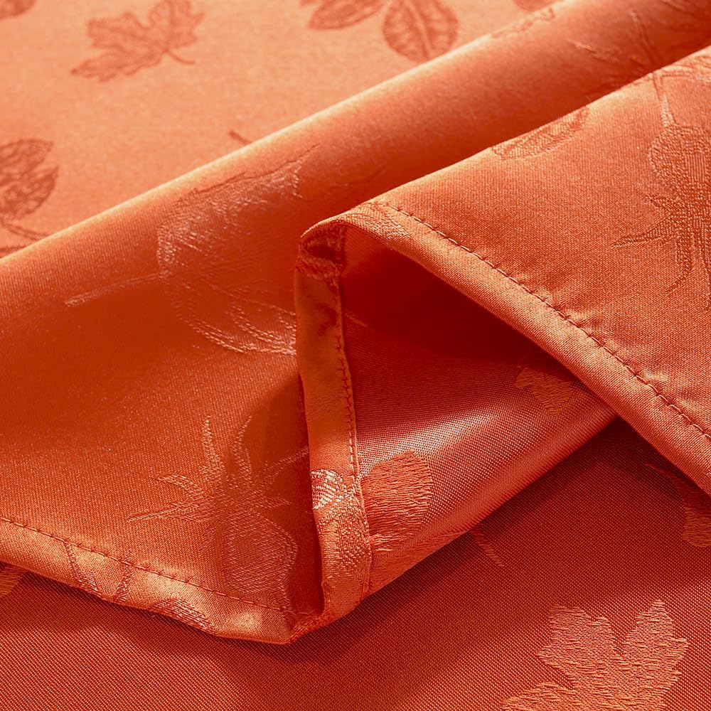 MATIRUG Mantel rectangular de Acción de Gracias de 52 x 70 pulgadas, a prueba de derrames, sin arrugas, mantel de otoño de jacquard para vacaciones