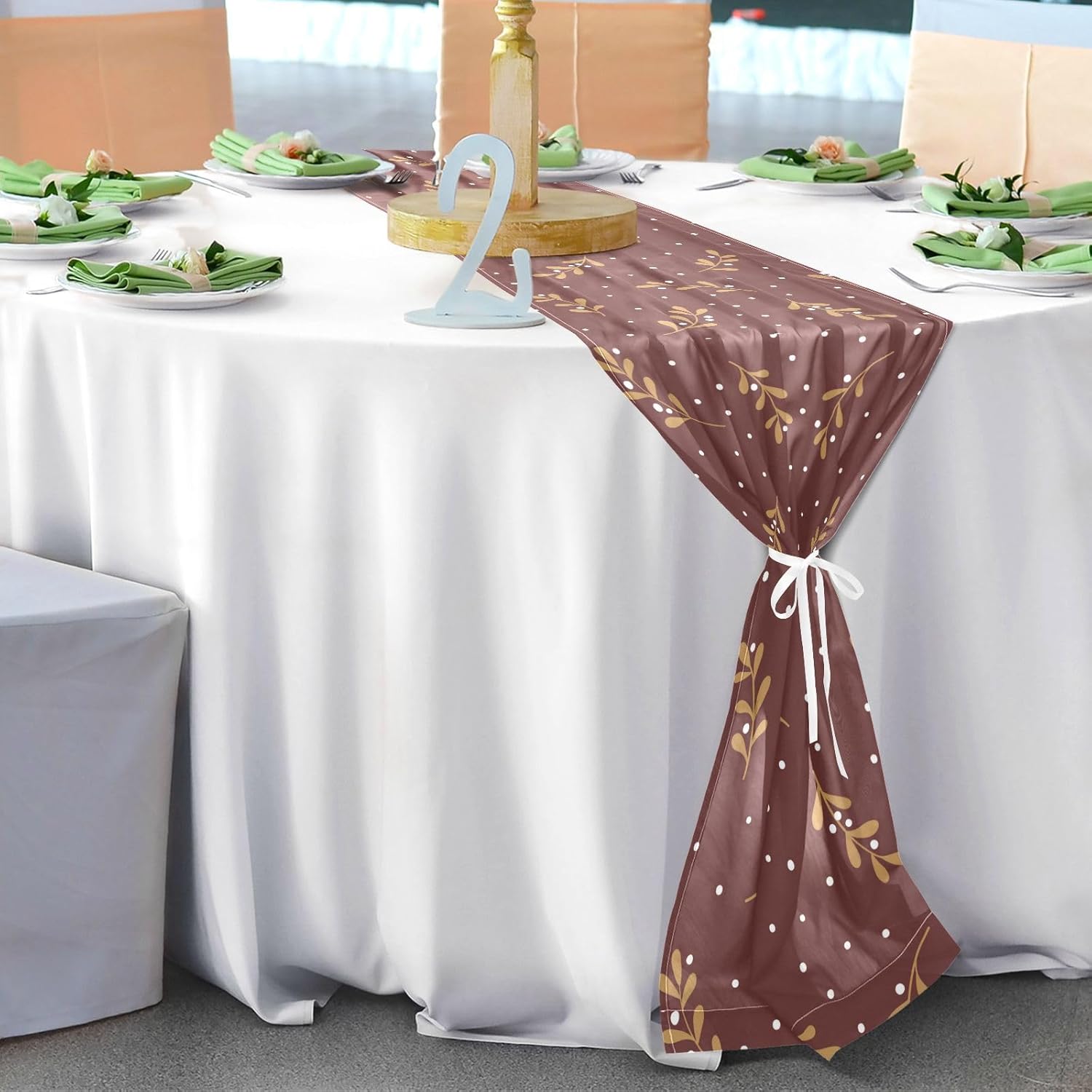 Christmas Branches Snowflakes Table Runner Fall Decor for Kitchen Decorations Christmas Table Runner 120 Inches Long