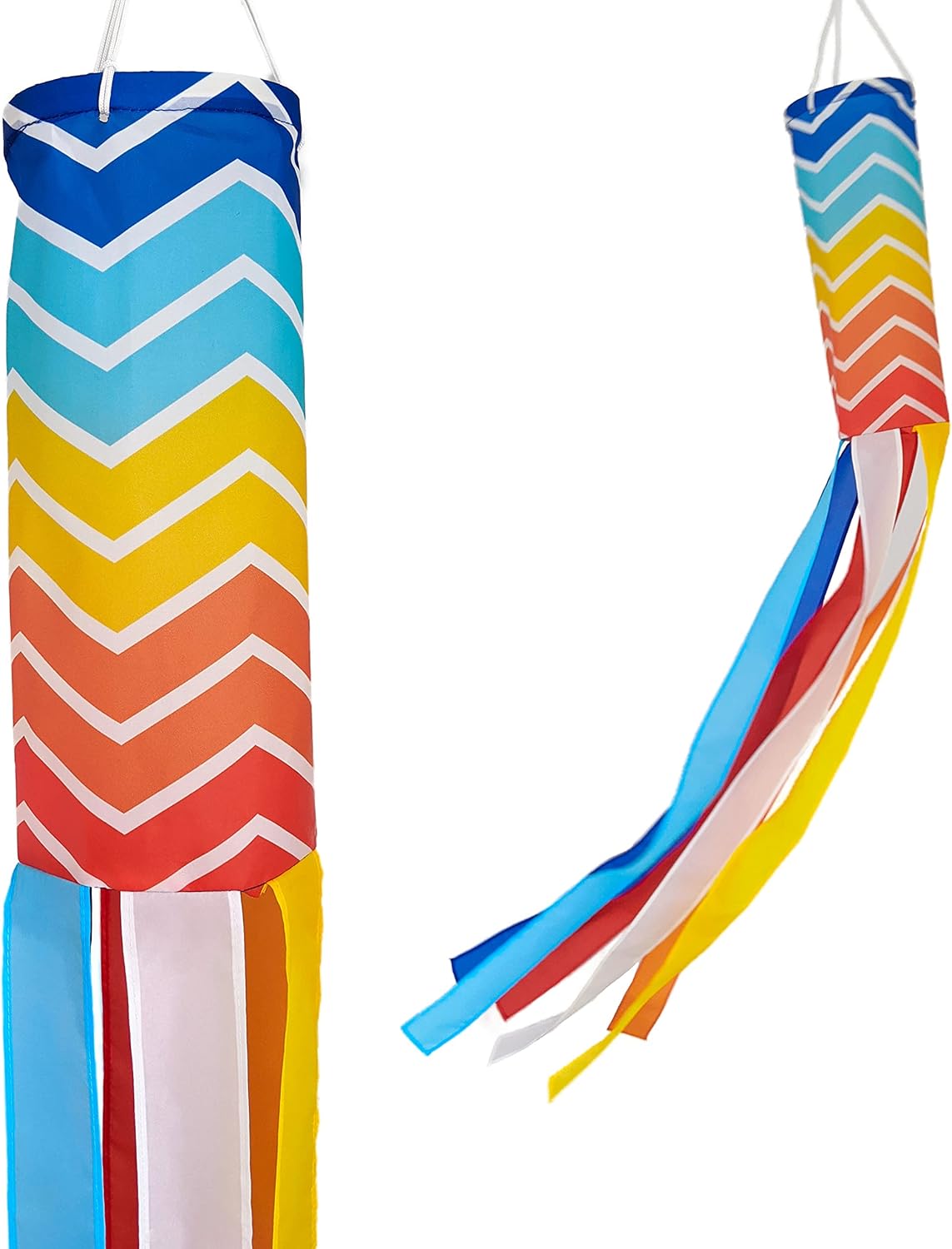 Calcetín de viento de verano  Decoración duradera para colgar al aire libre  Patio, jardín, patio, césped y más  60 pulgadas