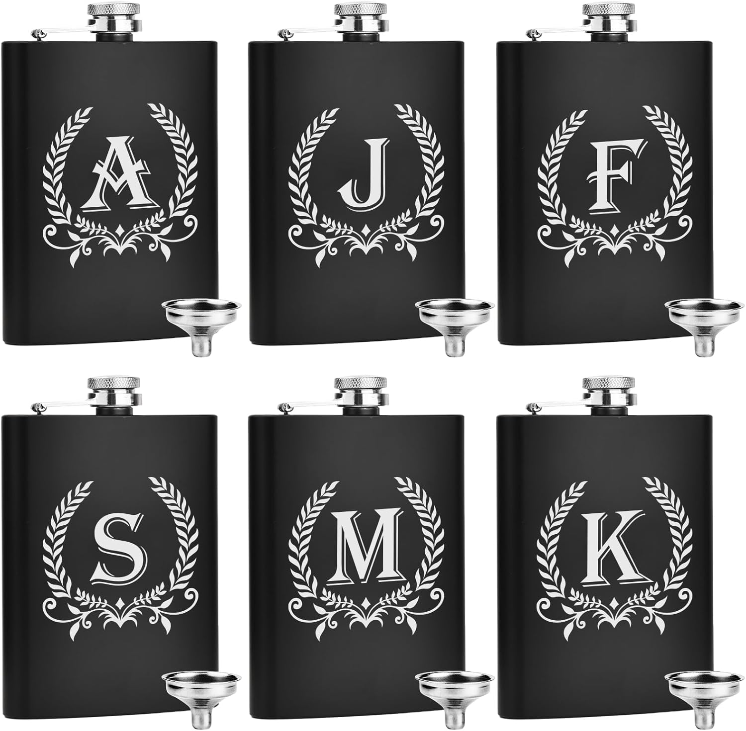 ELEGANTPARK Regalos personalizados para hombres, padrinos de boda, regalos iniciales con monograma para hermano, novio, boda, cumpleaños, Navidad,
