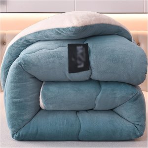 Edredón de invierno, edredón de plumón, edredón de cachemira, edredón grueso y cálido, edredón de invierno de tamaño doble para cama y sofá, tamaño Edredón de invierno, edredón de plumón, edredón de cachemira, edredón grueso y cálido, edredón de invierno de tamaño doble para cama y sofá, tamaño