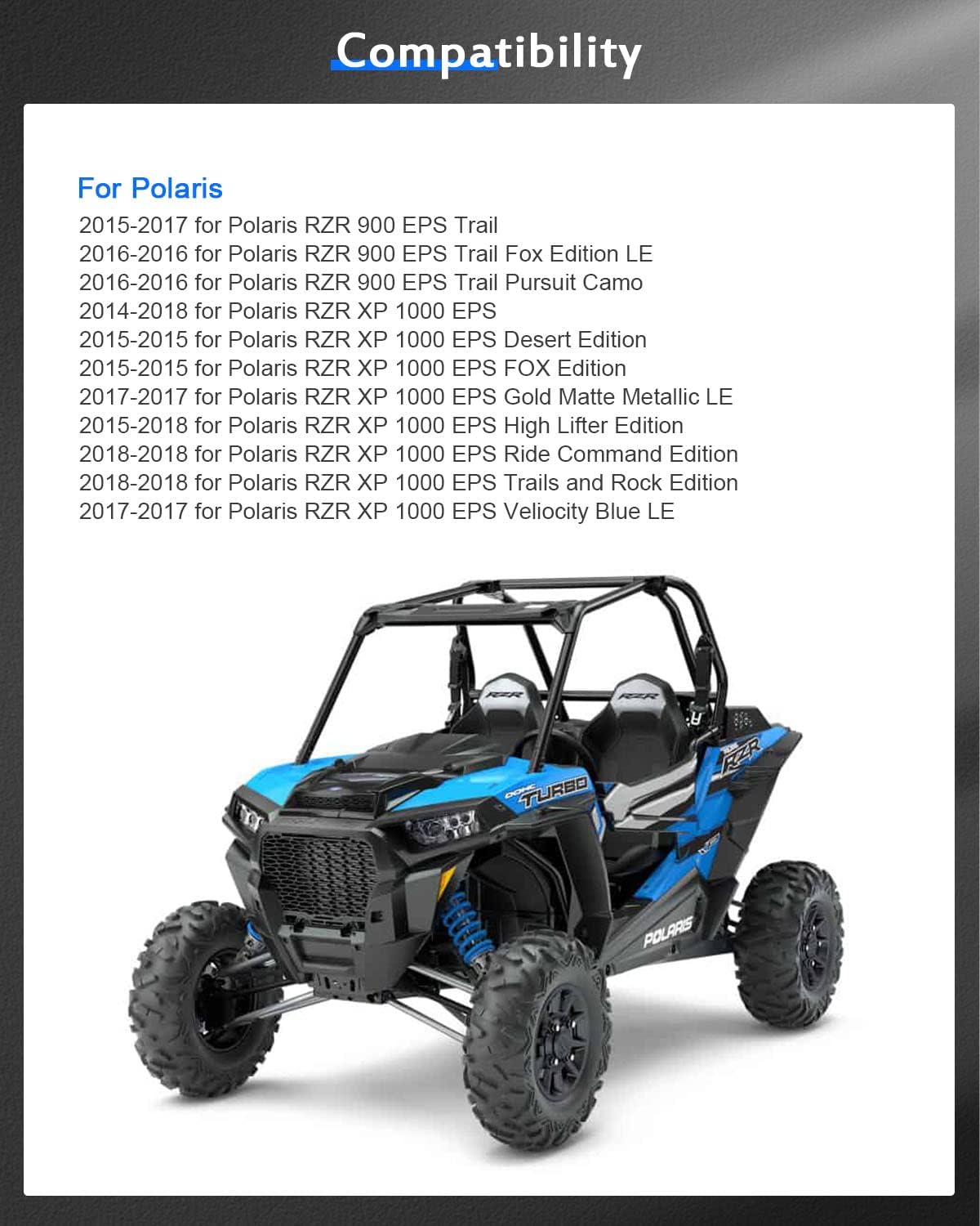 ECCPP Espaciadores de rueda de 2 pulgadas de 0.157 x 6.142 in a 0.157 x 6.142 in 12 x 1.5 1.969 in, 4 lengüetas para espaciadores de rueda RZR 900