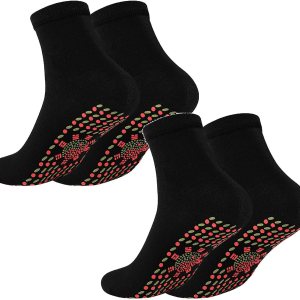 JOYO Calcetines calefactables Turmalina Calcetines de salud autocalentables magnéticos cómodos invierno cálido unisex calcetines de algodón JOYO Calcetines calefactables Turmalina Calcetines de salud autocalentables magnéticos cómodos invierno cálido unisex calcetines de algodón