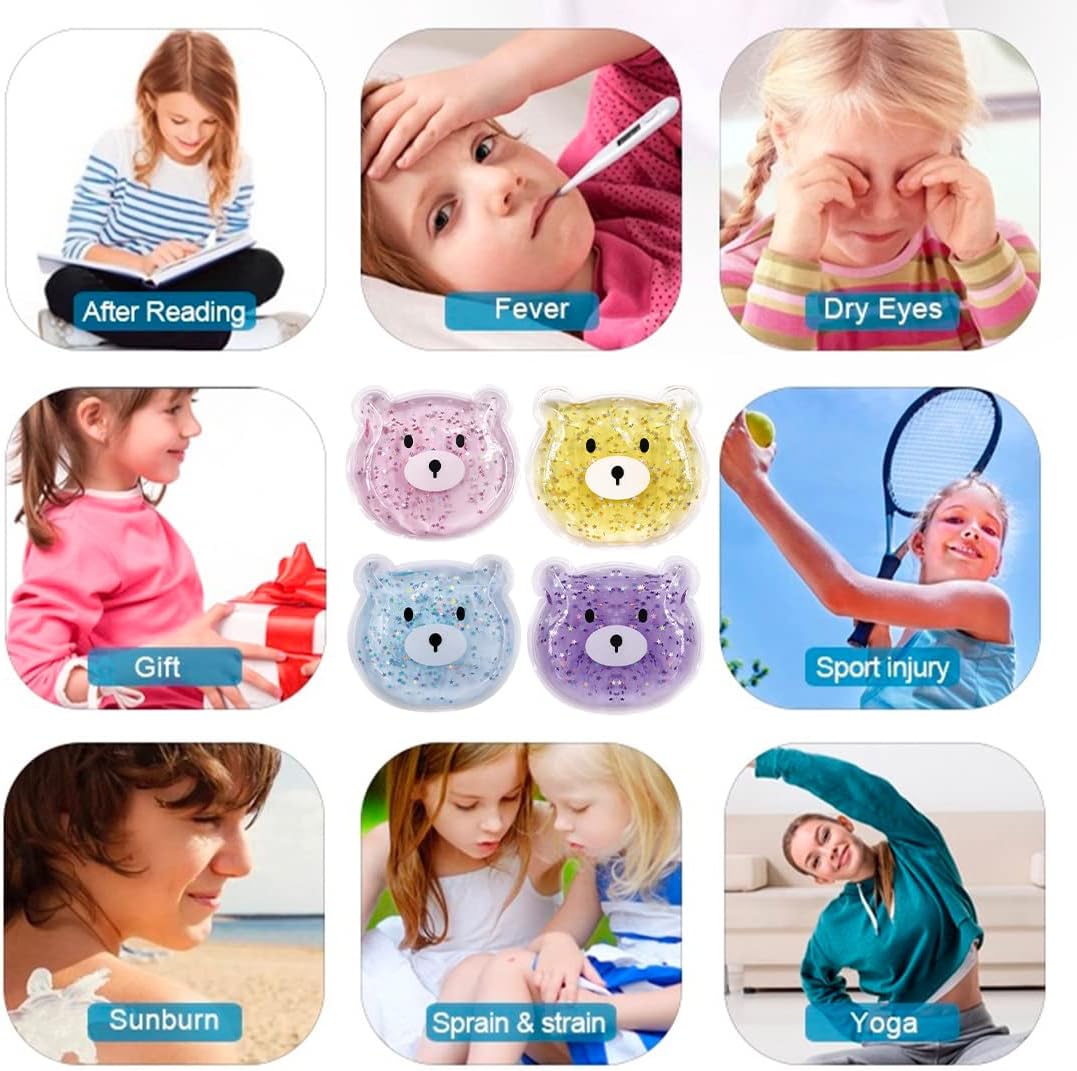 Boo Boo – Bolsas de hielo frío caliente para aliviar el dolor, bolsas de almuerzo, bolsas de hielo, paquete de hielo de gel reutilizable para