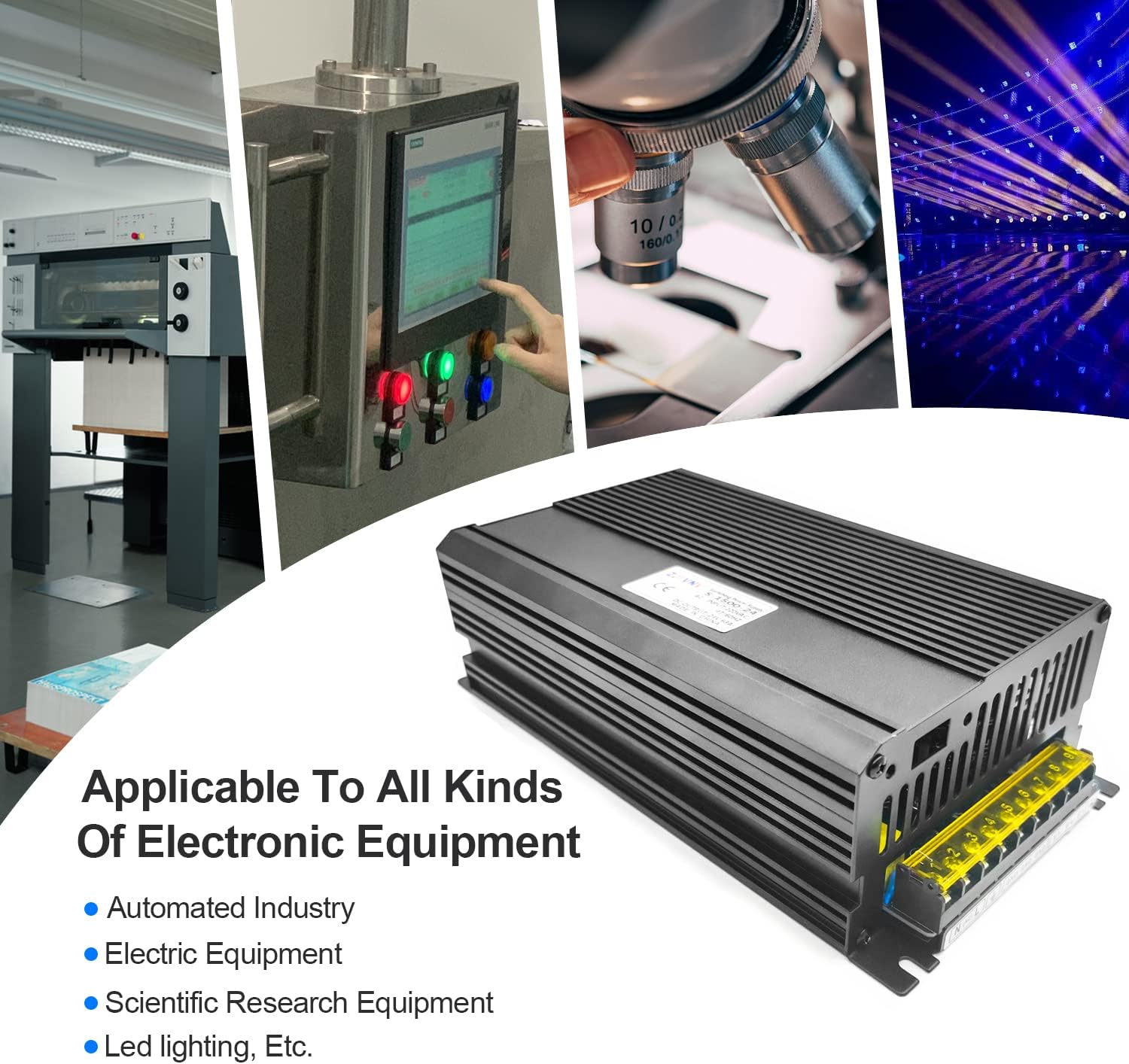 ZJINVN 1500W Fuente de alimentación conmutada AC-DC SMPS Salida 36V 41A DC Fuente de alimentación Entrada 110VAC (36VDC)