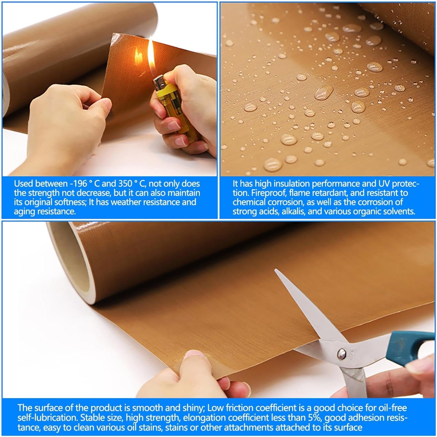 Alfombrilla deslizante de piel de pizza  Almohadilla deslizante de cuero para pizza Pala, material impermeable y protección de alta temperatura,