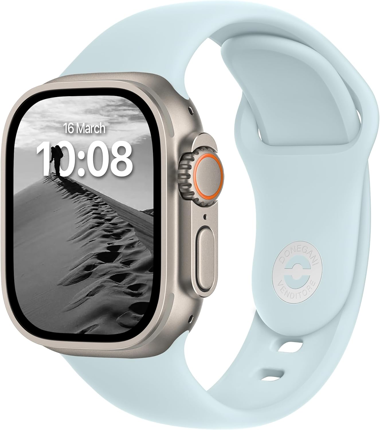 DONEGANI SB – Correa deportiva compatible con Apple Watch Band Ultra Se de 1.929 in, 1.772 in, 1.732 in, 1.654 in, 1.614 in, 1.575 in, 1.496 in,