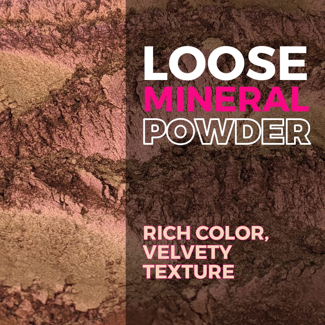 Concrete Minerals Sombra de ojos multicromo, cambio de color intenso, de larga duración sin arrugas, 100% vegano y libre de crueldad, hecho a mano