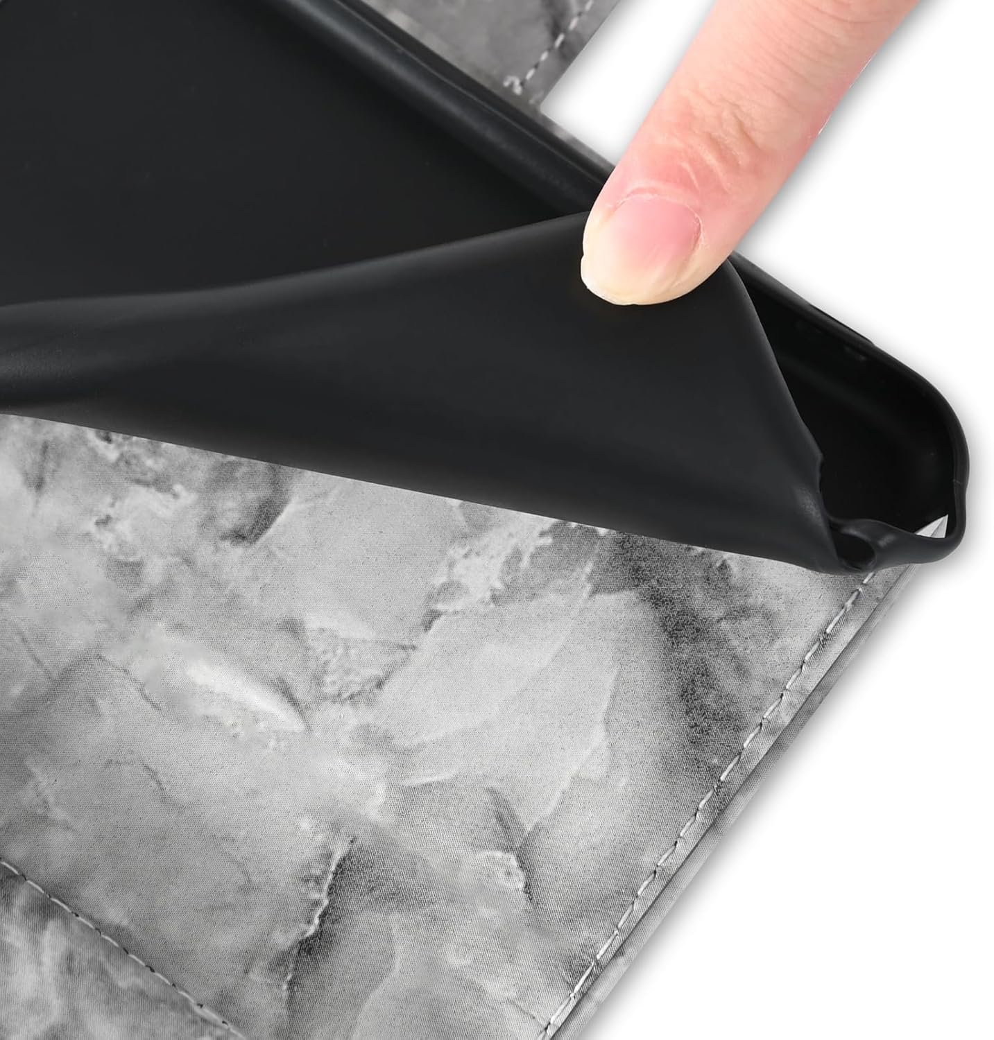 Asuwish Funda de teléfono para Samsung Galaxy A50 A50S A30S Wallet Cell Cover con protector de pantalla de vidrio templado y soporte de ranura para
