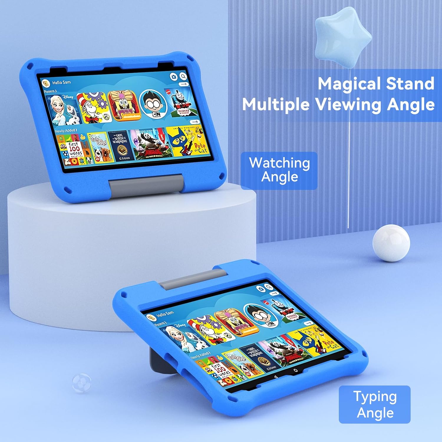 Ubearkk – Funda protectora para tablet Fire Max 11 para niños (versión 2023 de 13 generación), a prueba de golpes, ligera, de espuma EVA, con