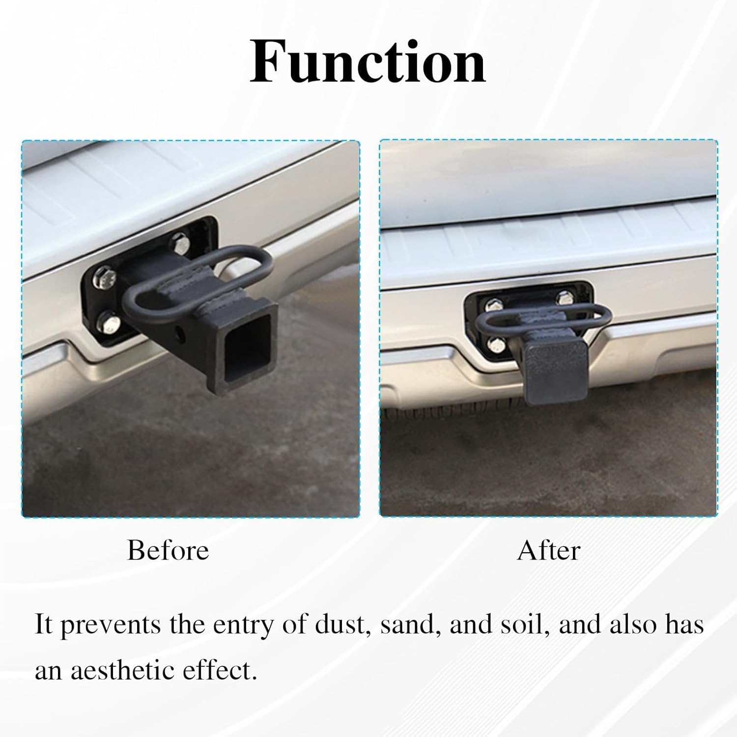 Tapón de enganche de remolque compatible con Toyota Tacoma Tundra Sequoia 4Runner Reemplazar # PT228-35960-HP