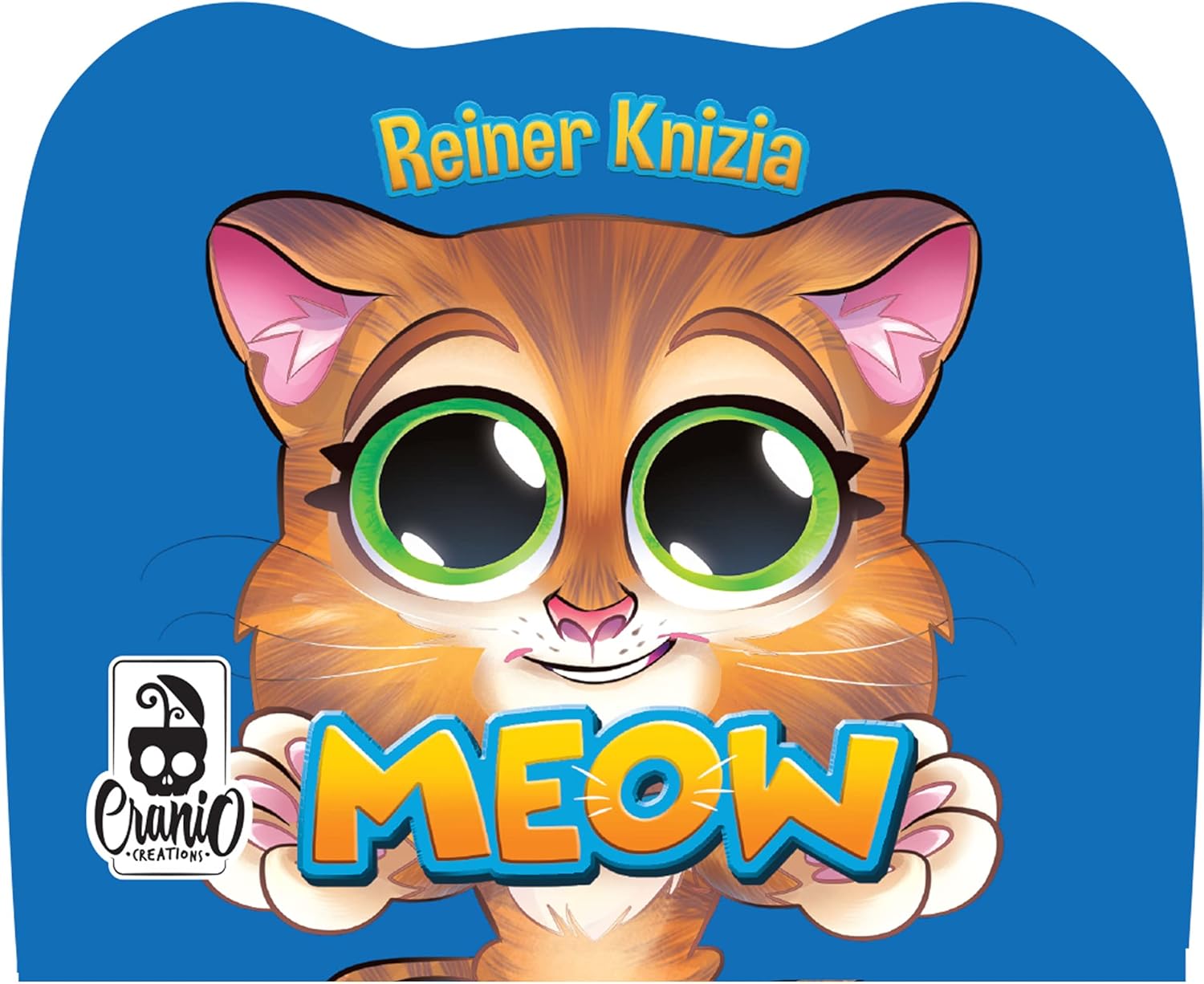 Cranio Creations Juego de cartas Meow  Juego de cartas para tomar trucos para niños y adultos  Juego divertido para noche de juegos familiares  A