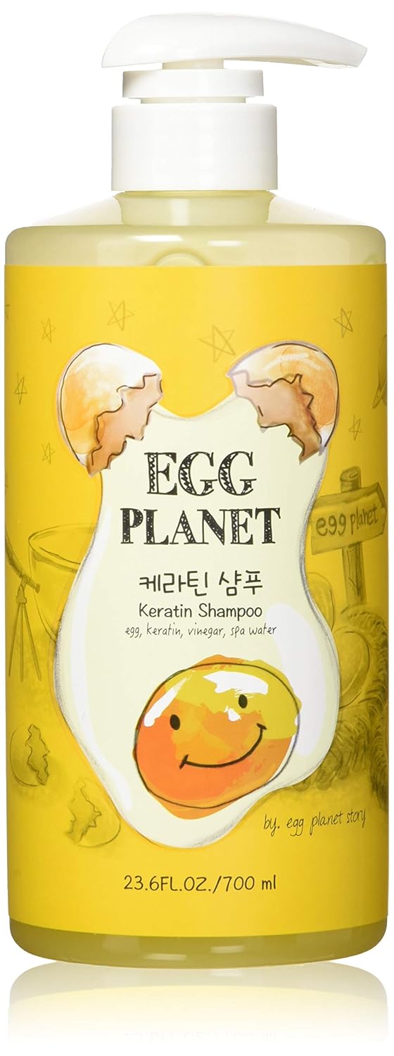 Daeng Gi Meo Ri – Champú de queratina Egg Planet, cuidado de daños extremos, queratina rica que hace que el cabello sea suave e hidratante para
