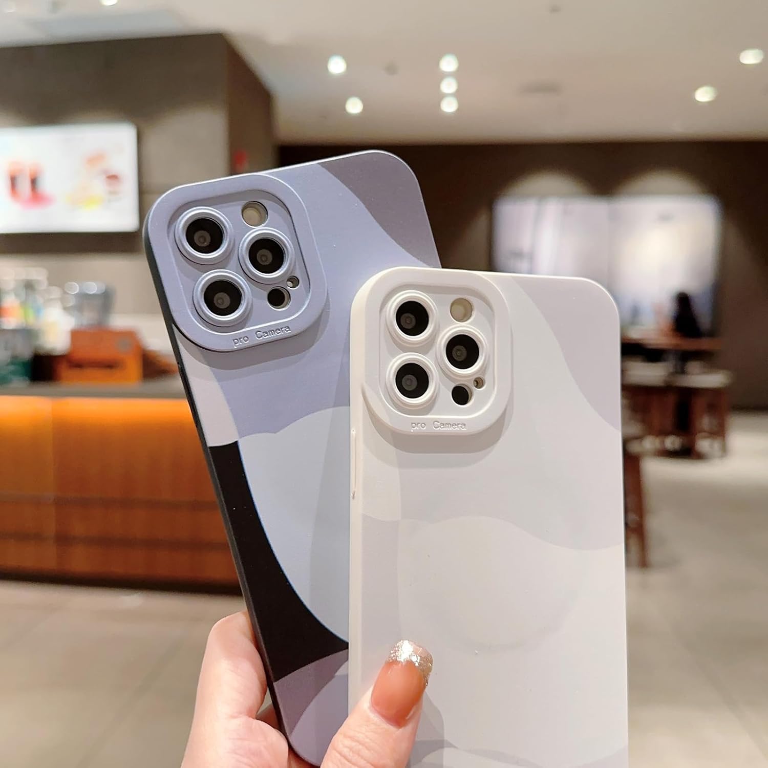 YKCZL Funda compatible con iPhone 14 Pro Max con MagSafe, bonito patrón de arte pintado, protección de cámara, suave, a prueba de golpes, magnética,
