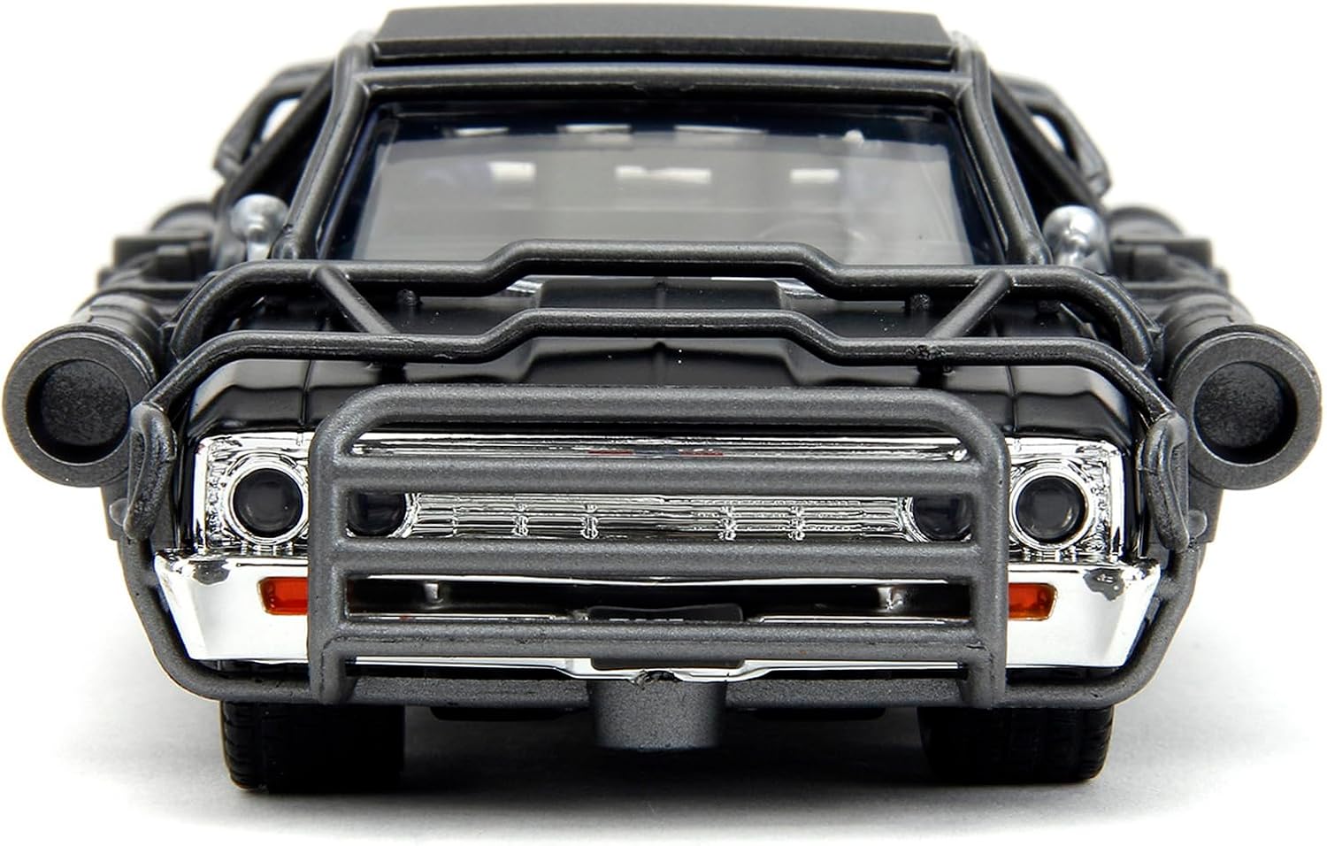 1967 Chevy El Camino con cañones Matt Black Fast X (2023) Serie de películas 132 Modelo de automóvil fundido a presión por Jada 34733