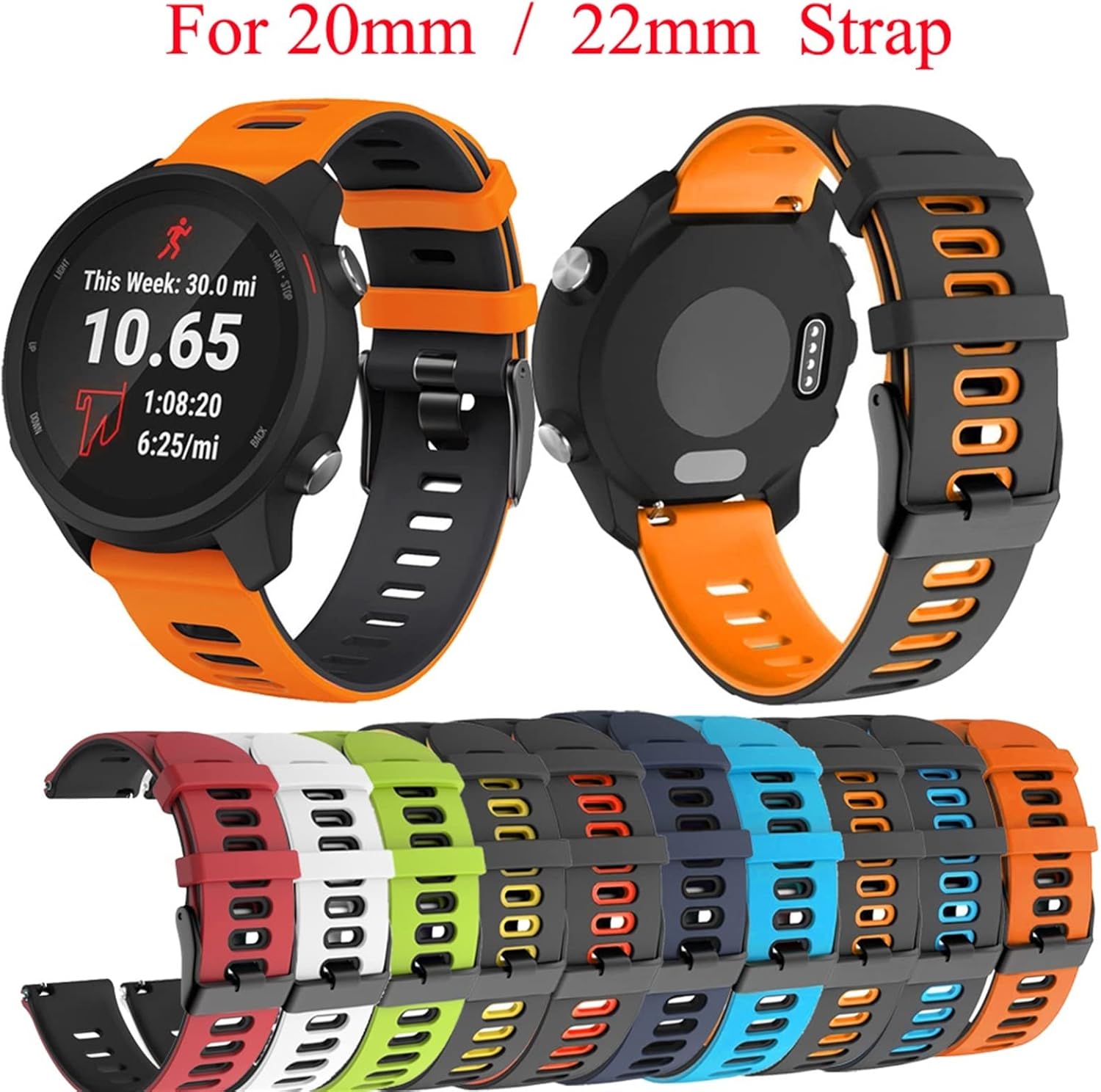 Correa de silicona para reloj inteligente de 20 0.866in para Huawei Watch Gt 2 Pro Watchband GT2 GT 3 42 1.811in