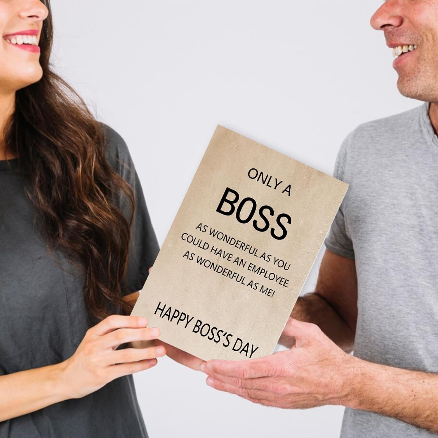 Ziwenhu Tarjeta de regalo para el jefe, maravillosa tarjeta para jefe gerente, tarjeta del día nacional del jefe de empleado, decoraciones del día