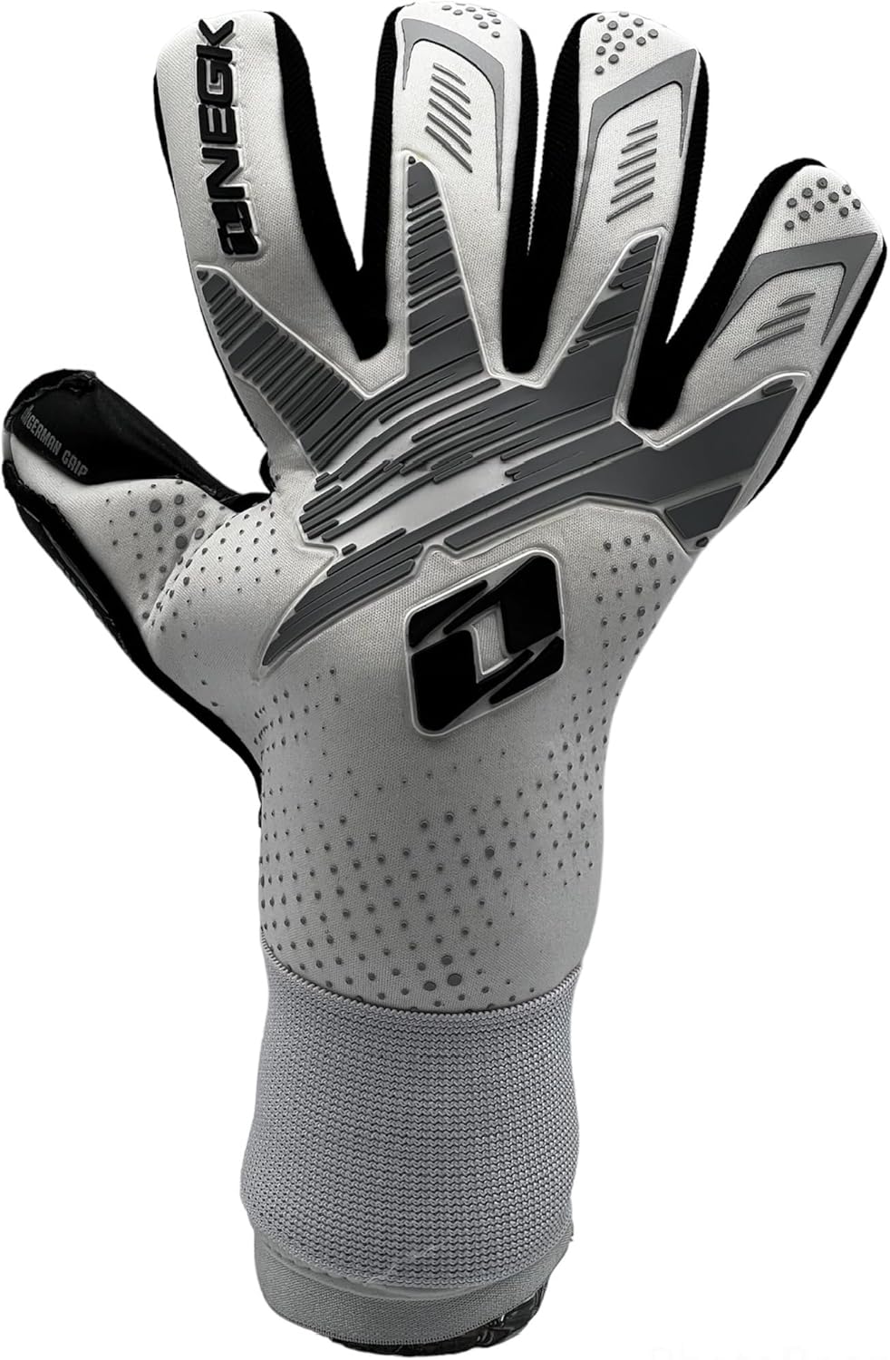 Fusion Blizzard – Guantes de portero de fútbol profesionales sin tirantes (tallas 7-11) agarre de contacto de 0.157 in  Corte negativo  Guantes de