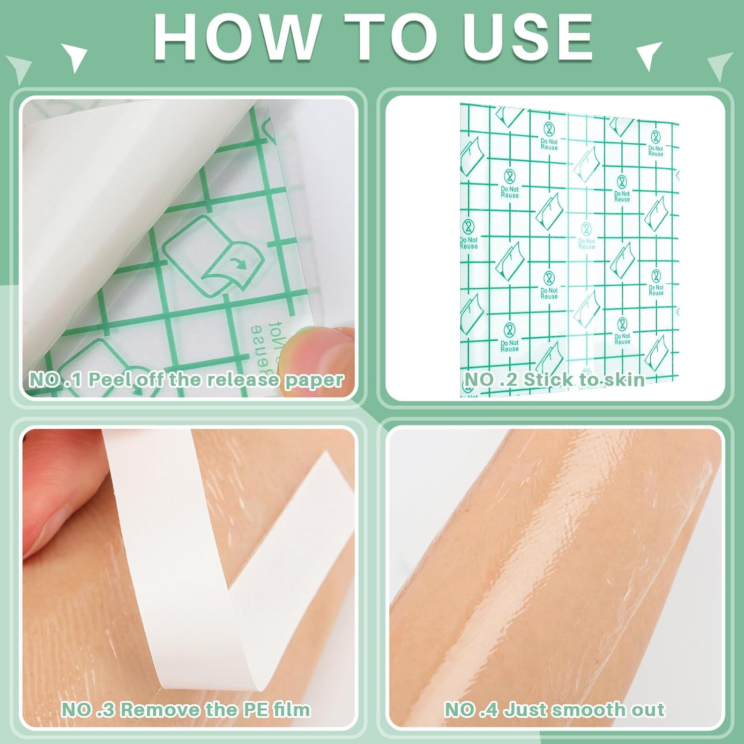 Lothee 40 cintas de levantamiento de muslos, cinta adhesiva para celulitis, cinta corporal para levantar la piel, para mujeres y niñas (7.09 x 7.09