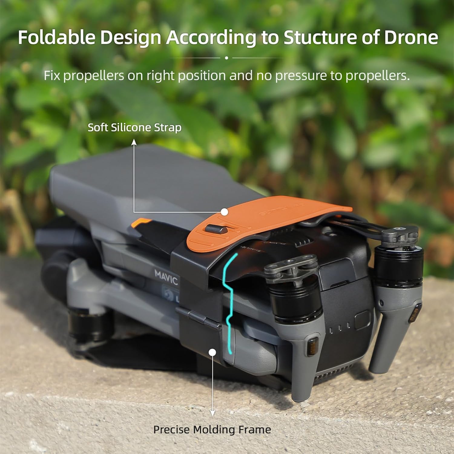 Mavic 3 Soporte de hélice para DJI Mavic 3Mavic 3 Pro Cámara Drone Accesorios, Hélices de silicona Protector Protector Estabilizador Cubierta