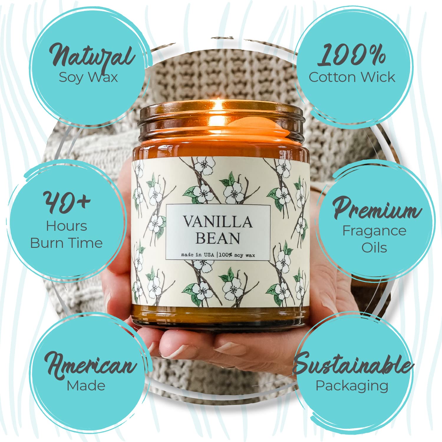 Moonlight Makers Its Brie, Hi Im The Problem, Its Brie Funny Scented Candle, Lavender Candle for Home, Candles with Sayings, Lavender Driftwood Soy