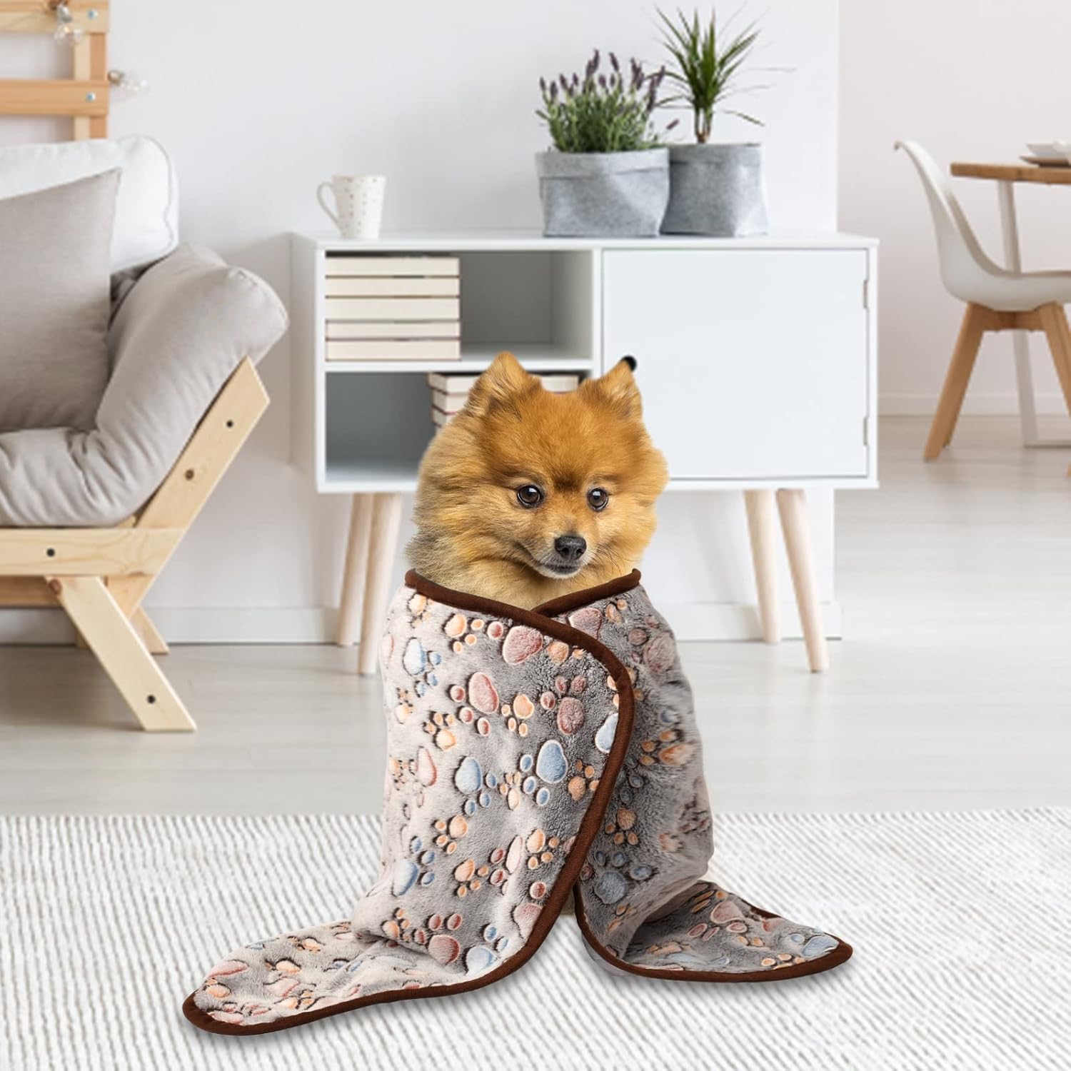 Awaytail Paquete de 3 mantas para perros medianos, mantas para cachorros para sofá, mantas para mascotas para cama de perro, manta de gatito, mantas
