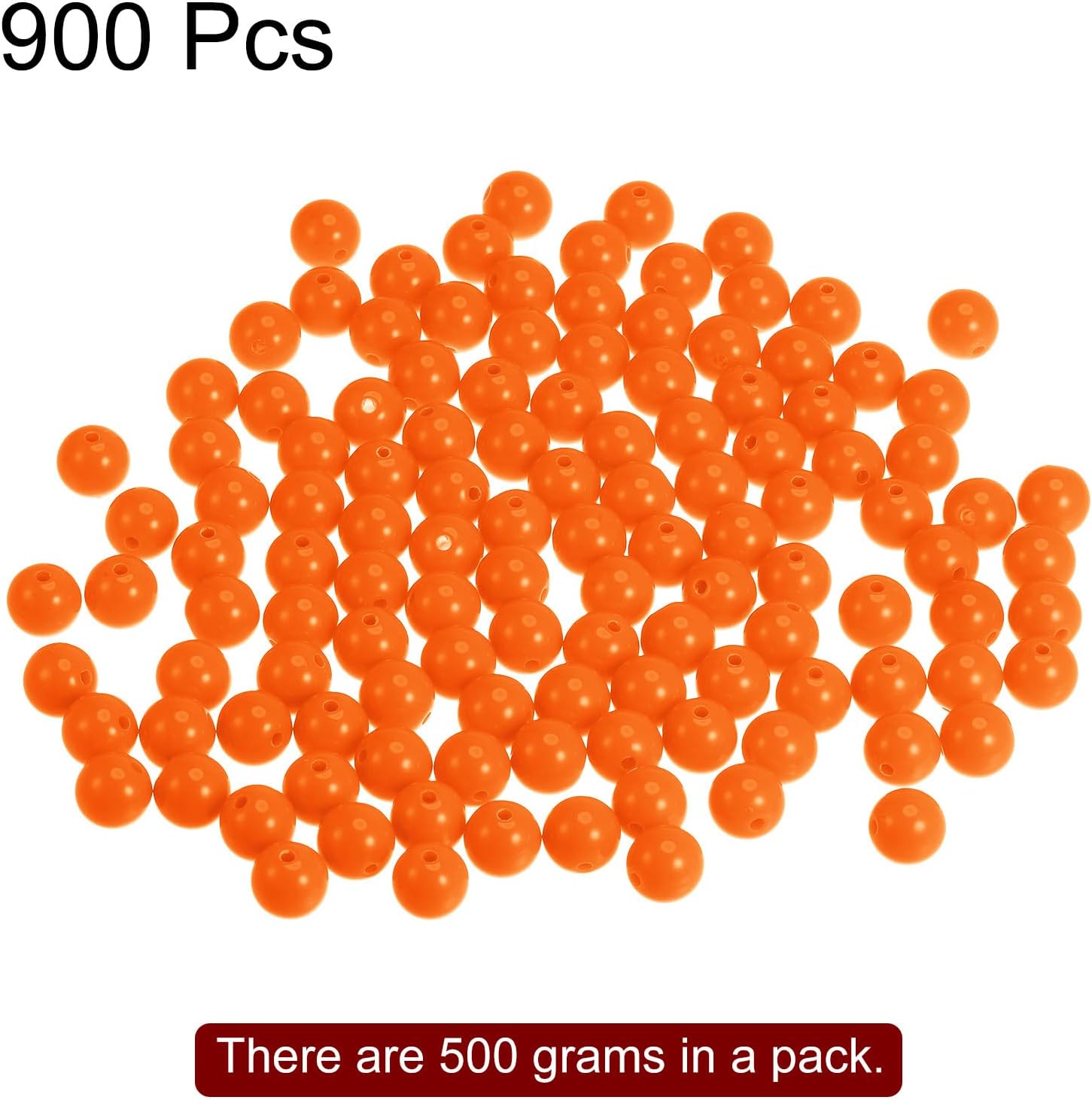 900 cuentas redondas de acrílico de 0.394 pulgadas sueltas de burbujas para manualidades, colores dulces surtidos para manualidades, pulseras,