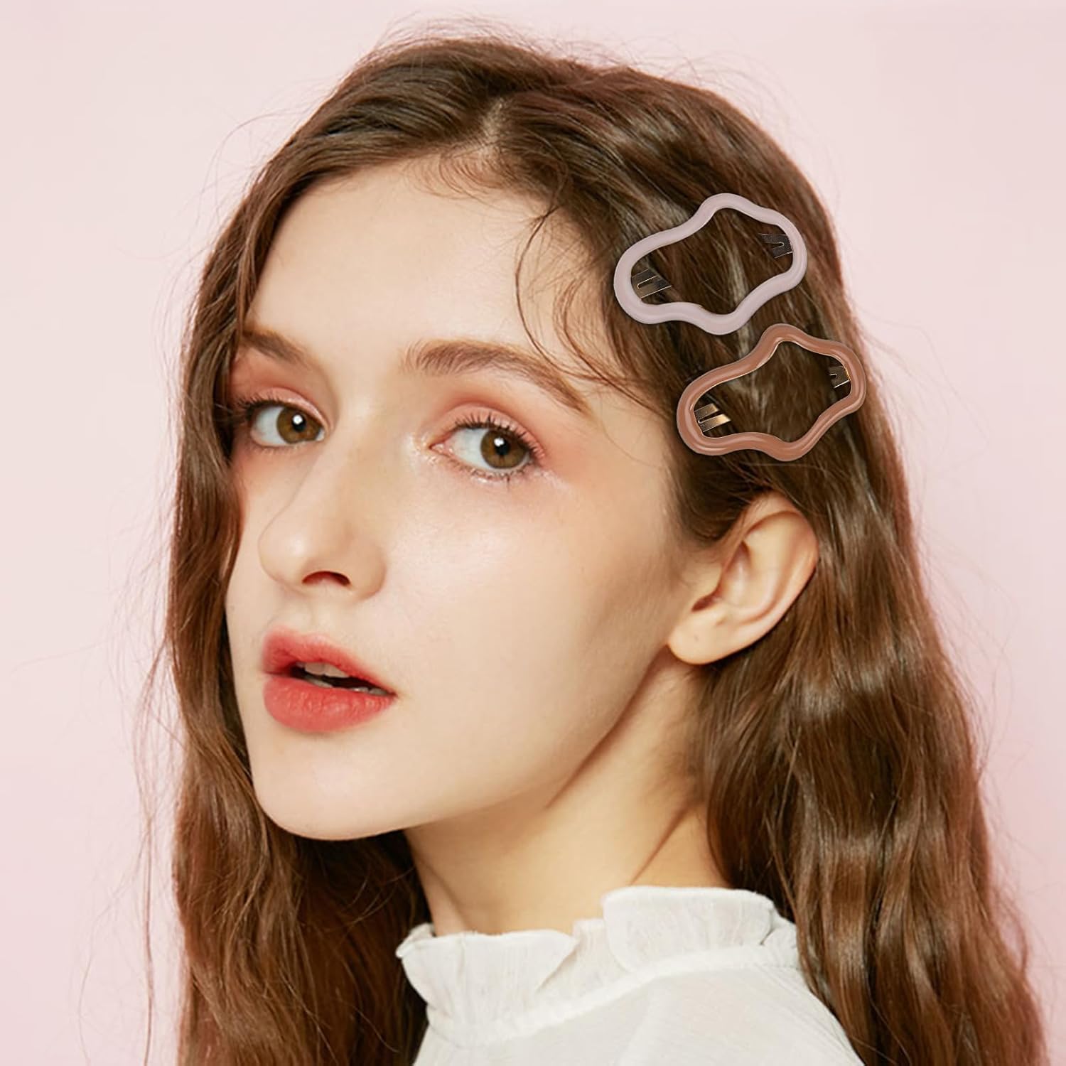50 pinzas para el cabello para mujeres y niñas, pinzas de metal con pico de pato para el cabello, pasadores pequeños para cabello fino y fino,