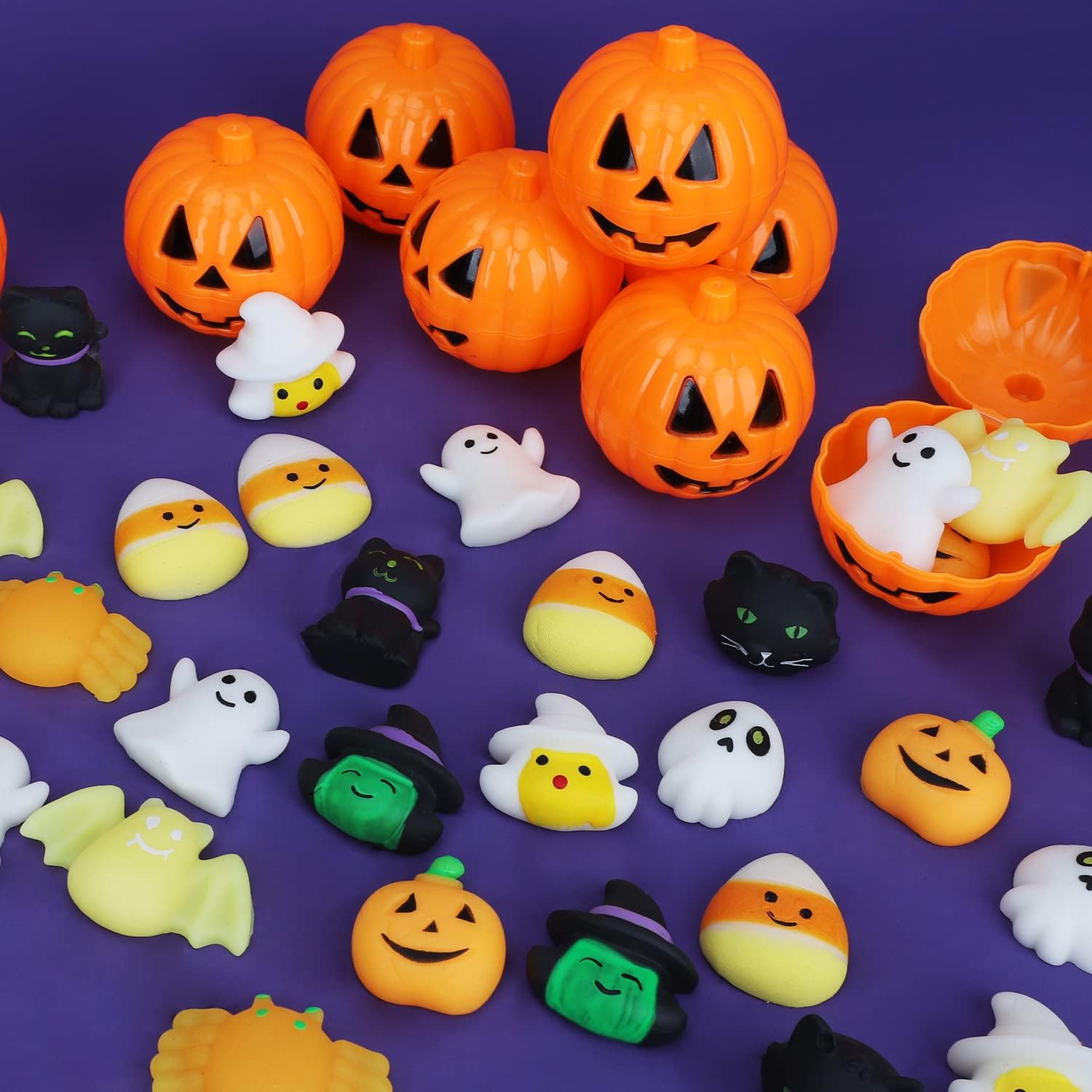 TOY Life 40 piezas de juguetes blandos de Halloween a granel, golosinas de Halloween, no dulces, regalos de fiesta de Halloween, premio de