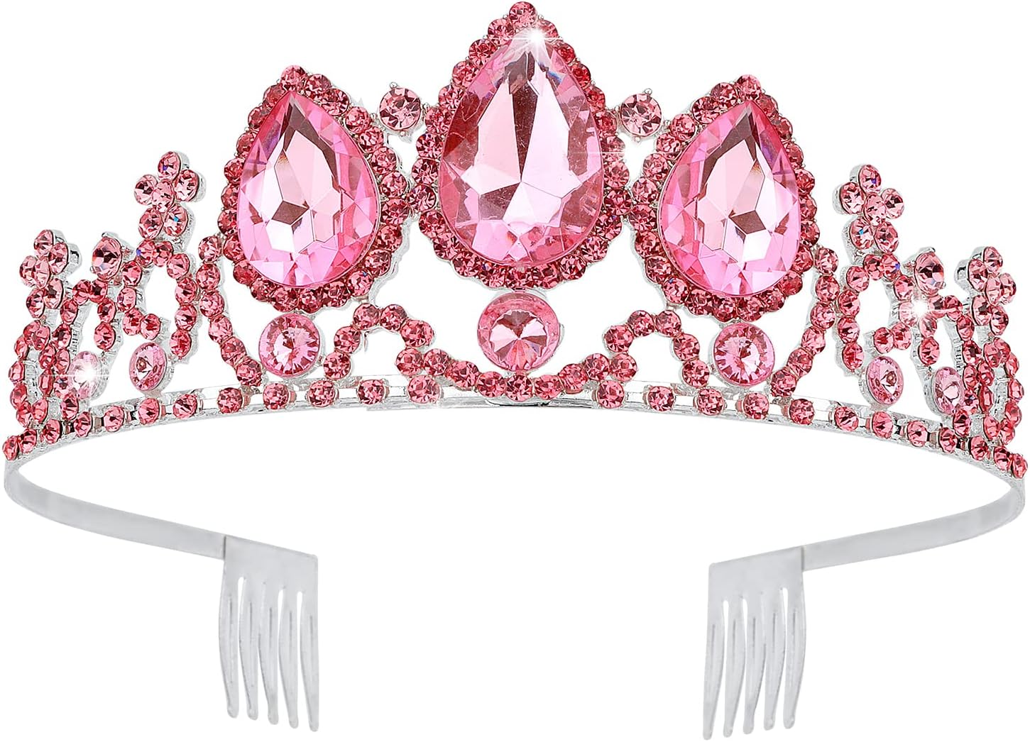 Tiara coronas para mujeres y niñas, tiaras elegantes de corona de princesa para mujeres, nupciales, bodas, bailes, cumpleaños, cosplay, Halloween