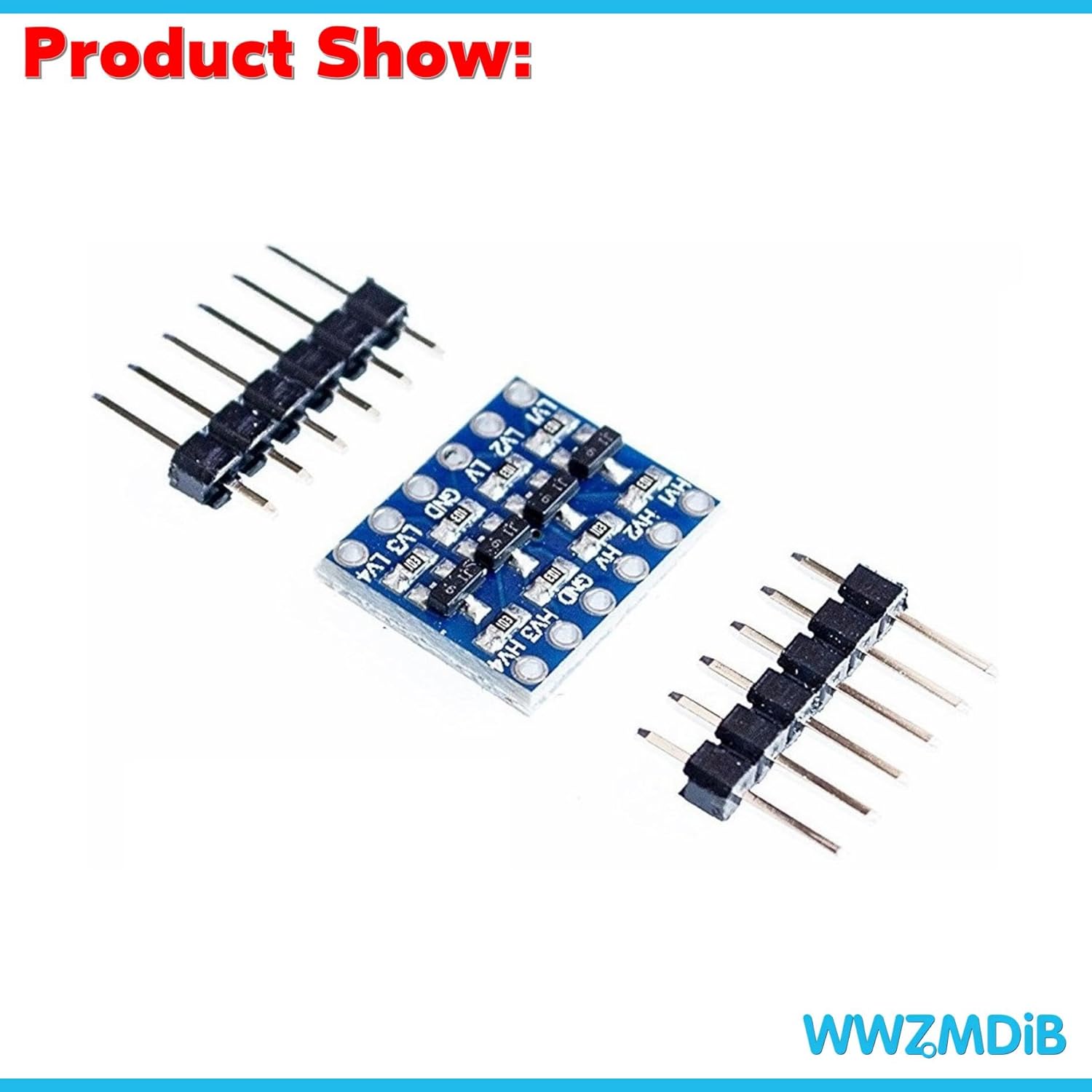 12 unids 4 canales IIC I2C convertidor de nivel lógico bidireccional 3.3V-5V módulo de cambio para Arduino
