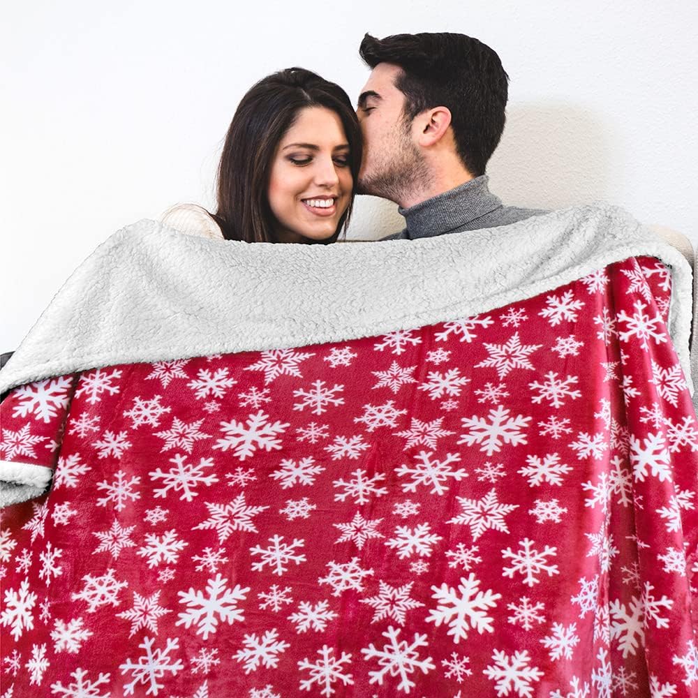 PAVILIA manta de forro polar sherpa prémium, suave, acolchada, reversible, cálida y acogedora de microfibra lisa para sofá