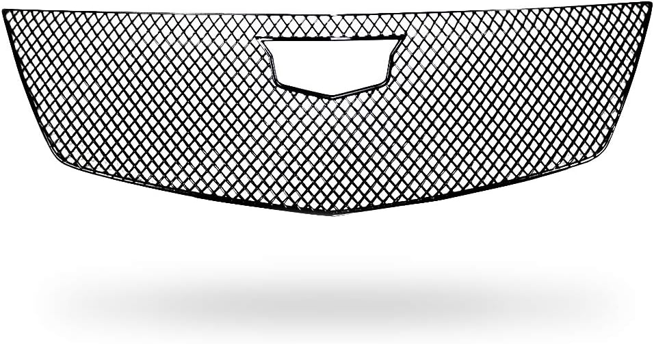 YOUNGERCAR Cubierta de rejilla para Cadillac XT5 2017-2022 Accesorios ABS pintado negro brillante malla frontal protector de parrilla
