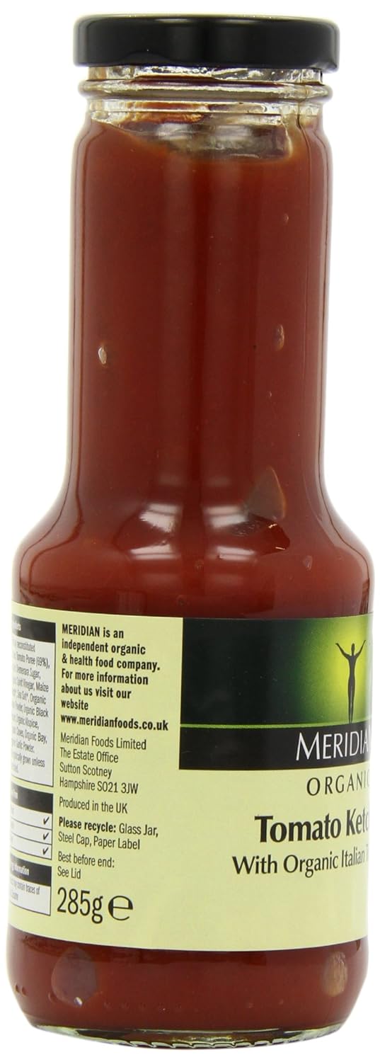 Meridian Organic Tomato Ketchup 10.05oz (Pack de 6)