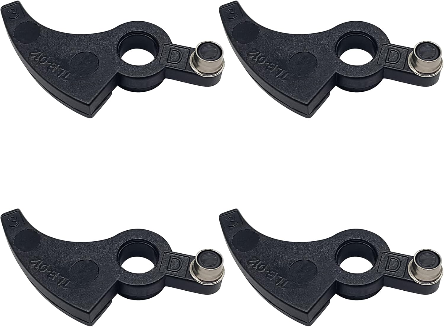 Paquete de 4 unidades 90567077 – Palanca de recortadora de cuerdas para Black&Decker NST2118 LST220 LST136 LST220FC-B3 LST220FC-BR NST2118