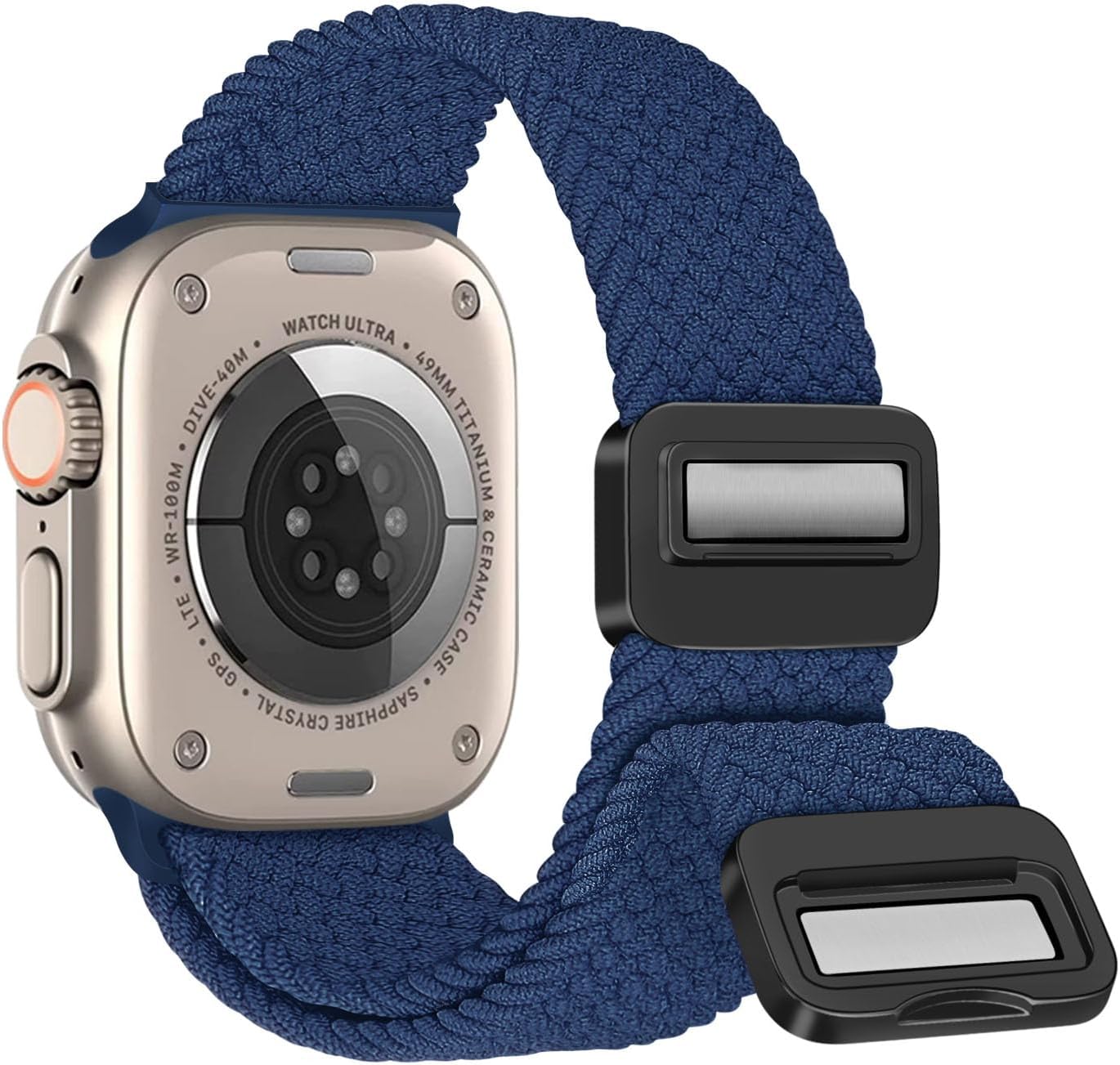 MroTech Compatible con Apple Watch Band Series 8, 7, 6, 5, 4, 3, 2, 1, SE SE2 de 1.61, 1.57, 1.496 pulgadas, 1.496 pulgadas, para mujeres y hombres,