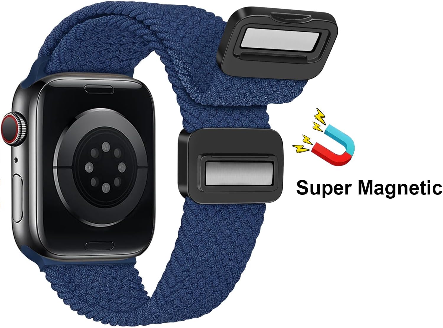 MroTech Compatible con Apple Watch Band Series 8, 7, 6, 5, 4, 3, 2, 1, SE SE2 de 1.61, 1.57, 1.496 pulgadas, 1.496 pulgadas, para mujeres y hombres,