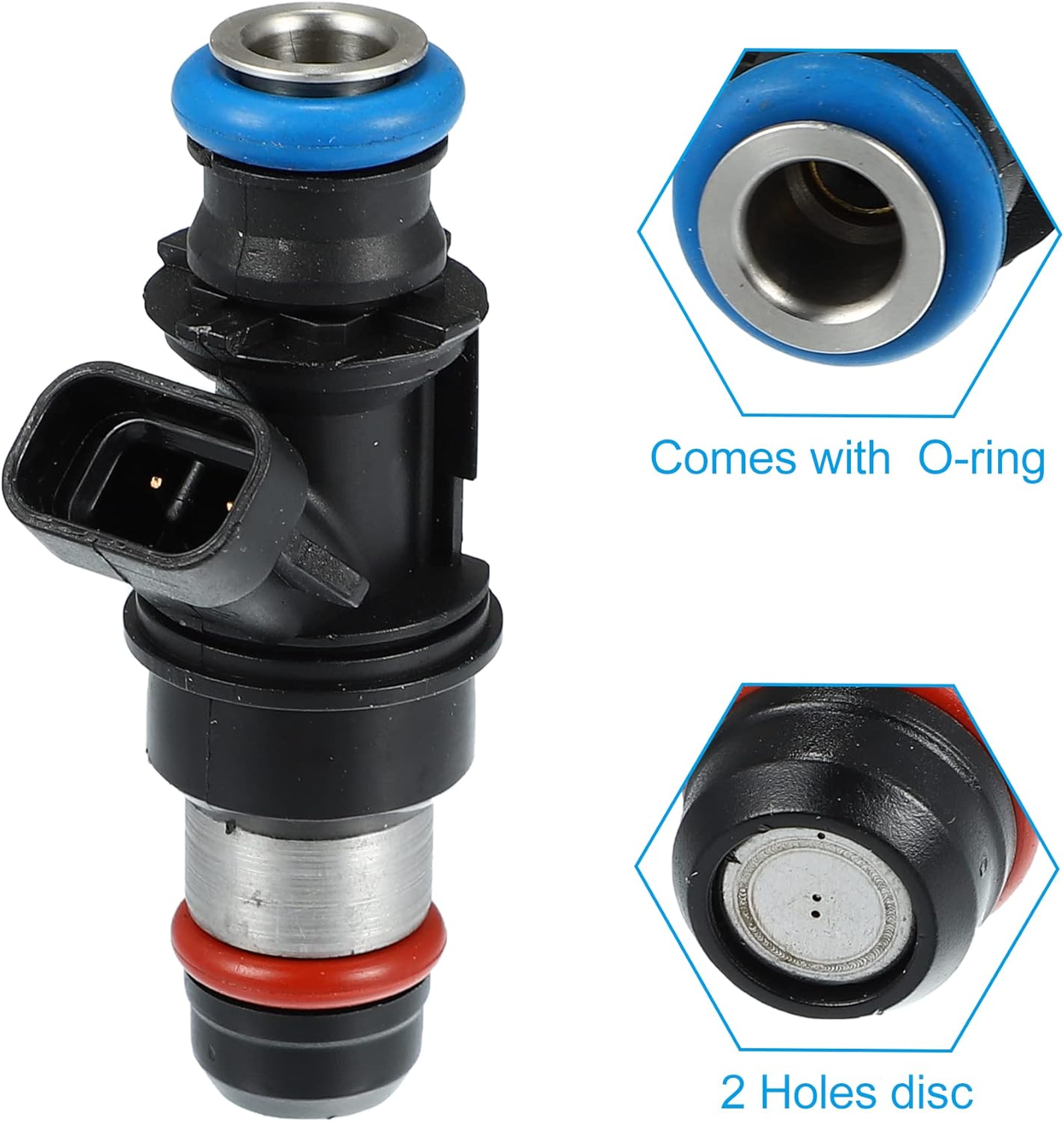 X AUTOHAUX 8 piezas 25317628 de repuesto de inyector de combustible para Chevy Silverado para GMC Sierra 1500 2500 3500 para GMC Yukon XL para Chevy