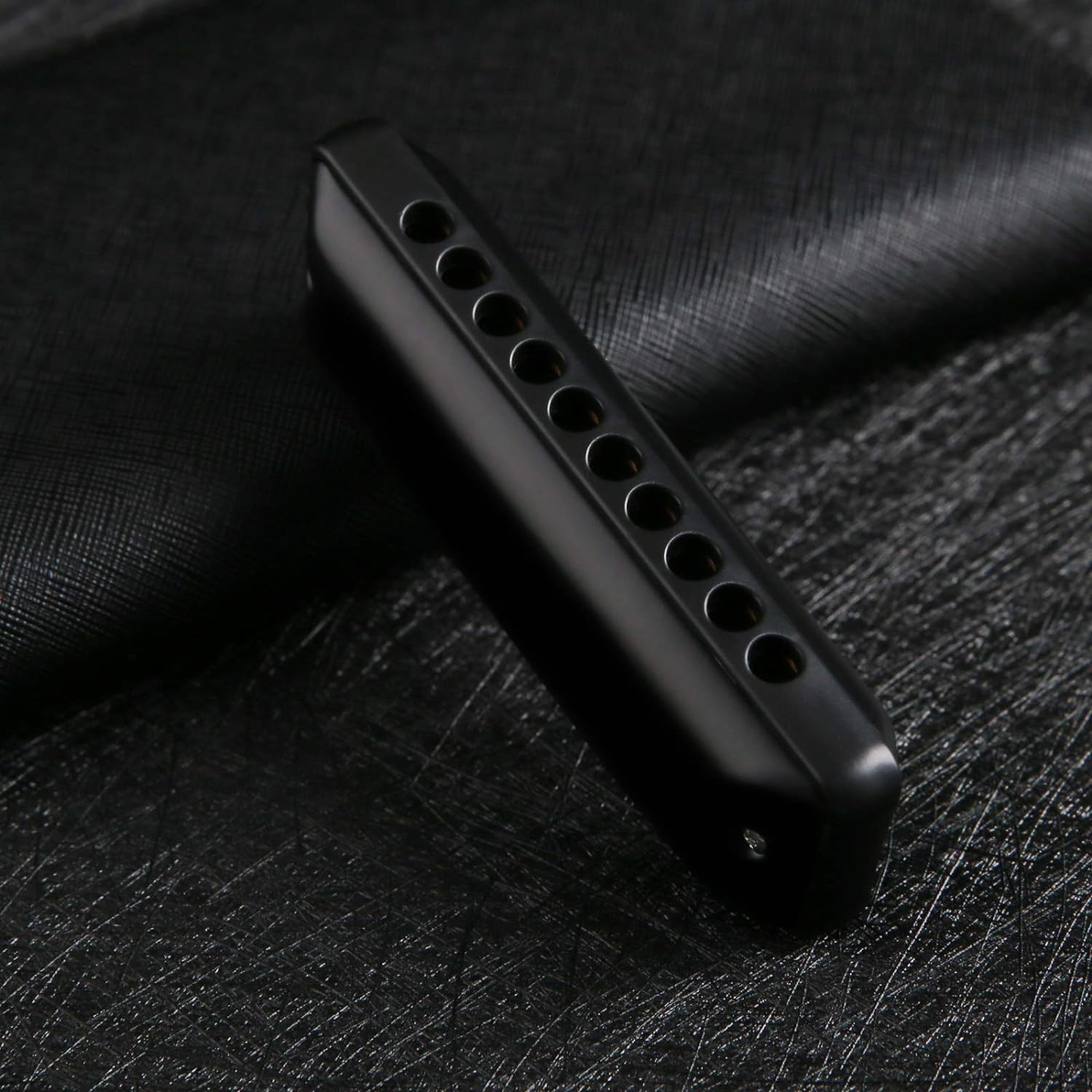 JDR Harmonica Key of Paddy C Ninja, Blues Mini Arpa 10 Agujeros 20 Tonos Musical con Estuche para Adultos Niños Principiantes Profesionales