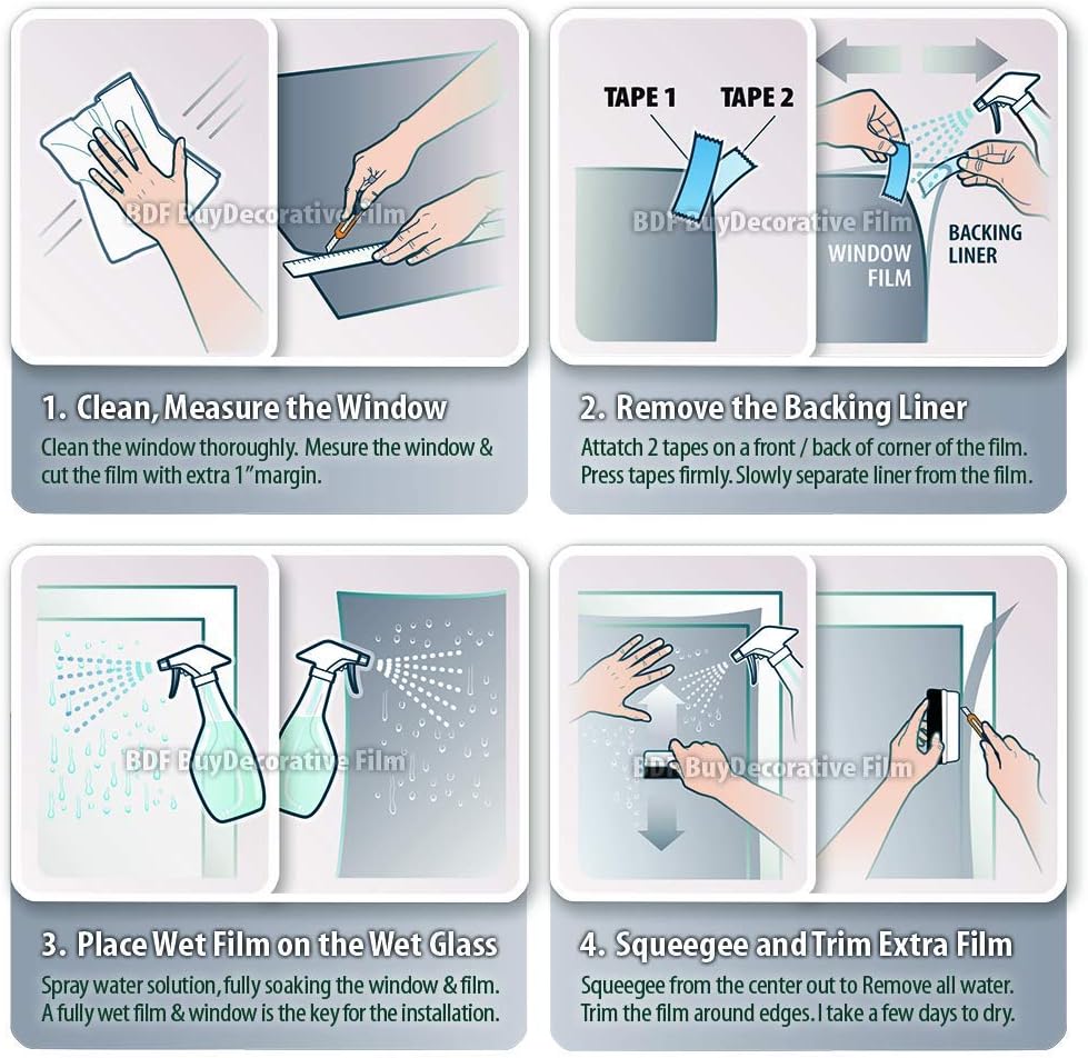 Película de ventana para privacidad y protección solar plateada 15, BDF EXS15 EXTERIOR, oscura, de BuyDecorativeFilm