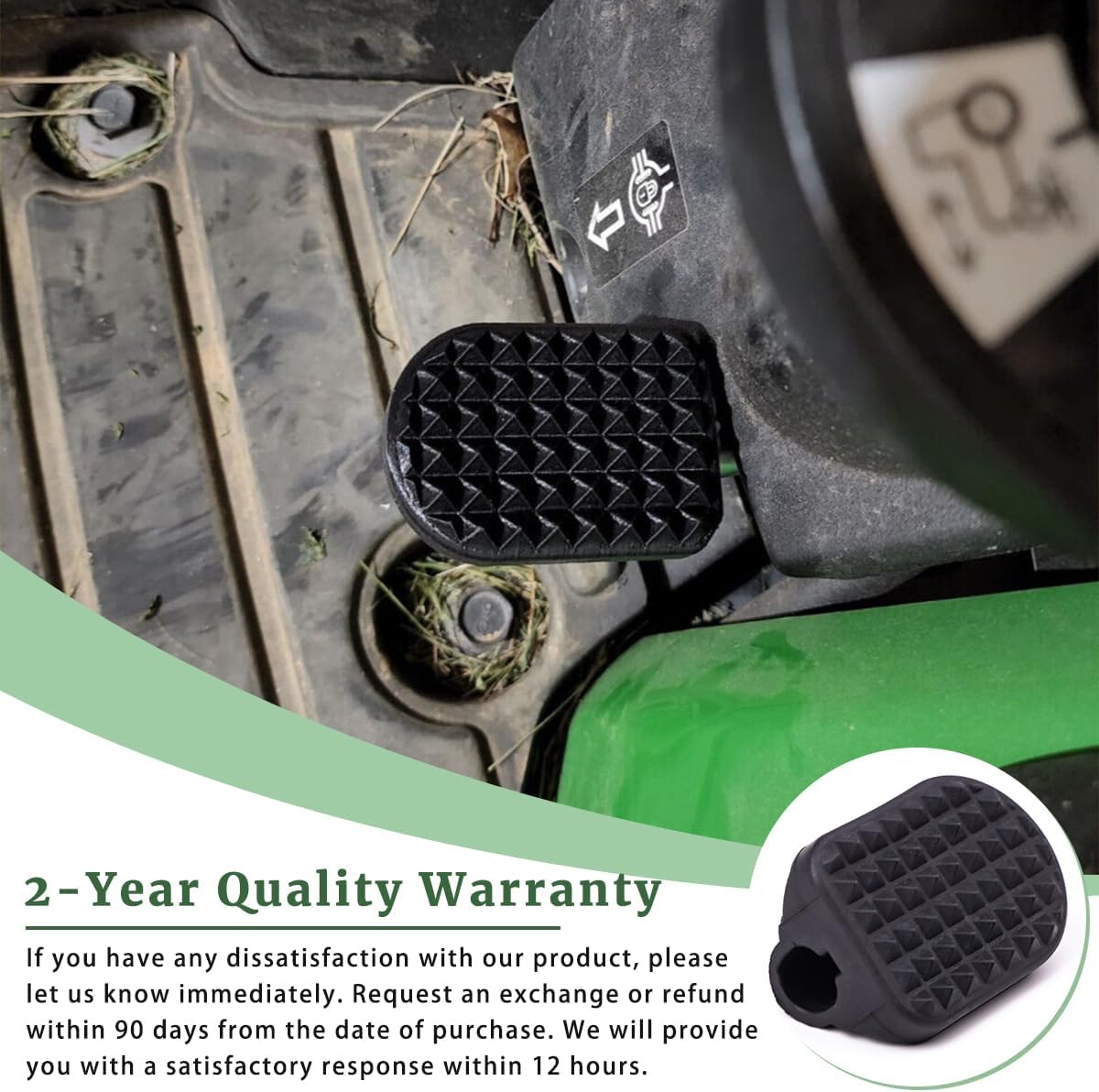 Pedal de bloqueo diferencial compatible con John Deere 1023E 1026R 1025R y Gen2 2025R
