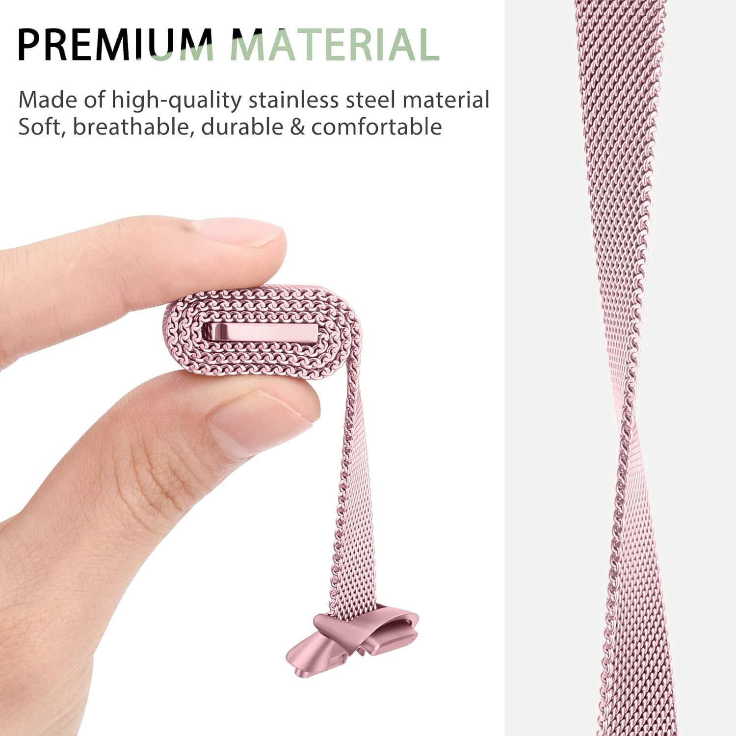 Correa de metal compatible con Fitbit Luxe Bands, correa de repuesto ajustable de malla de acero inoxidable para Fitbit LuxeLuxe Special Edition