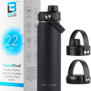 Botella de agua de acero inoxidable con aislamiento térmico y frío, botellas de gimnasio duraderas a prueba de fugas para hombres, mujeres y niños, Botella de agua de acero inoxidable con aislamiento térmico y frío, botellas de gimnasio duraderas a prueba de fugas para hombres, mujeres y niños,