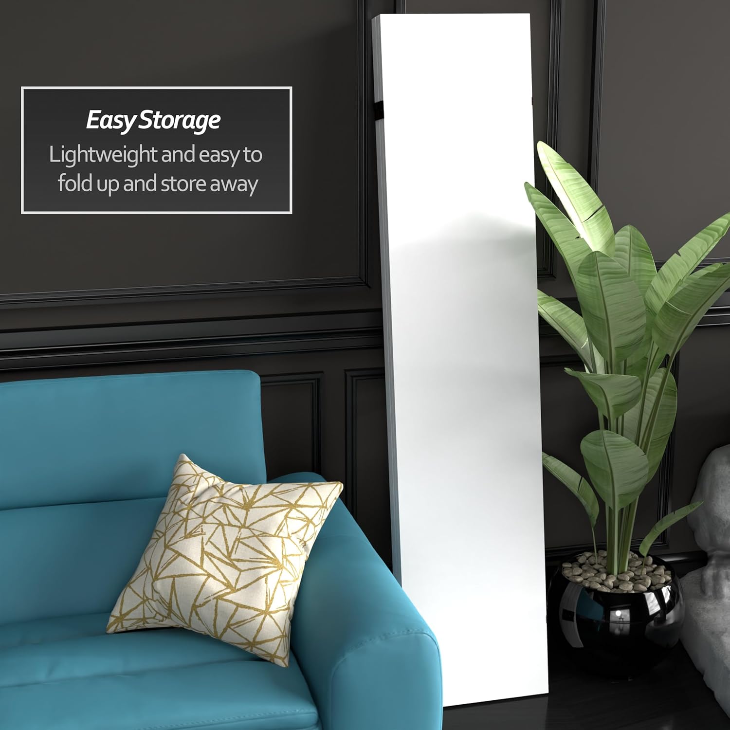 Oriental Furniture – Divisor de habitación de lona de 6 pies de alto, 4 paneles