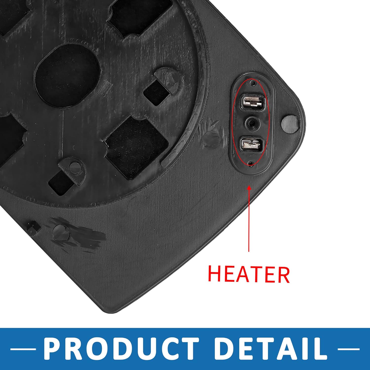 Espejo calefactable lateral derecho del pasajero del coche con respaldo para Land Rover para Range Rover 2002-2004