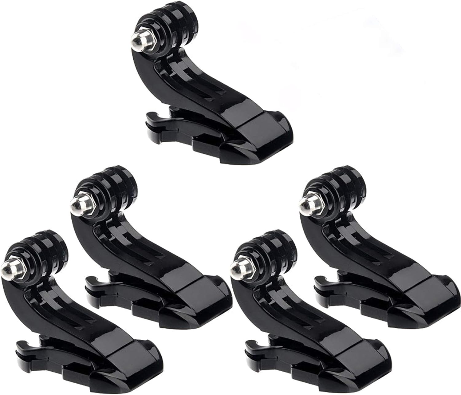 Fotasy – Adaptador de montaje con hebilla de gancho en J de superficie vertical Fotasy para GoPro Hero 2 3 3+ 4 5 6 7 8