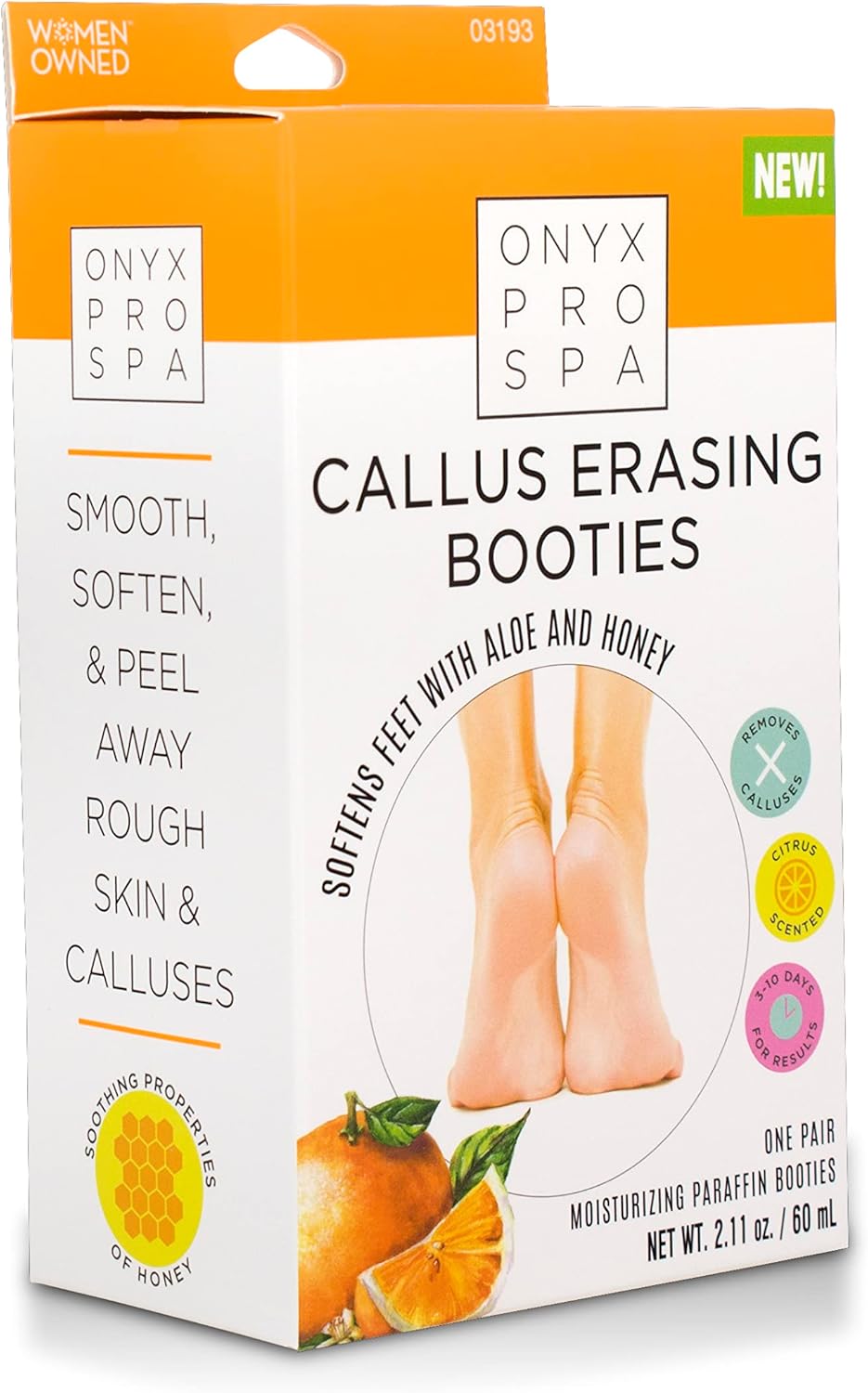 Onyx Pro Spa – Botines de borrado de callos de un par, para hombre o mujer