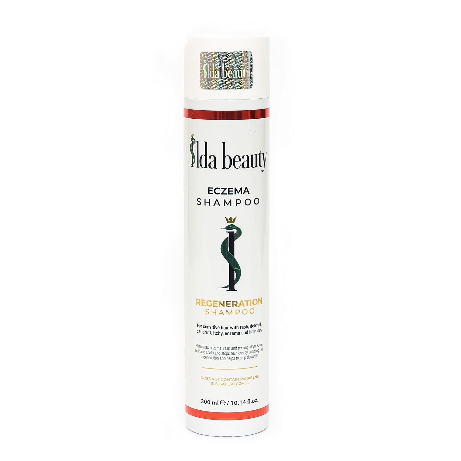 Champú para eccema alivio duradero de la picazón y la descamación del cuero cabelludo, alivio de la dermatitis seborreica, componentes naturales con