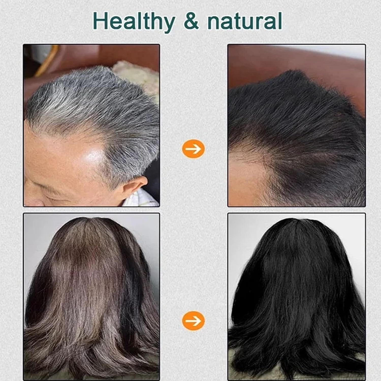 Tinte natural para el cabello, extracto de planta puro para cabello gris, tinte de burbujas de color natural Huang Yi, tinte para el cabello de