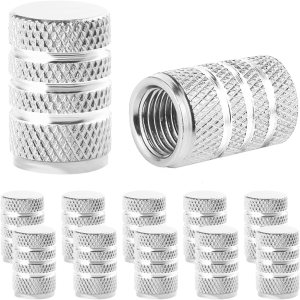 10 tapas de metal resistentes a la corrosión para válvulas de neumáticos de automóvil, universales, para automóviles, SUV, camiones, motocicletas y 10 tapas de metal resistentes a la corrosión para válvulas de neumáticos de automóvil, universales, para automóviles, SUV, camiones, motocicletas y